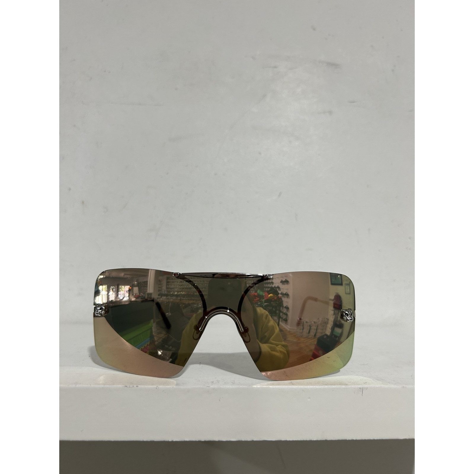 Cartier CARTIER PANTHÉRE SHIELD SUNGLASSES PREOWNED Size ONE SIZE - 2 Thumbnail