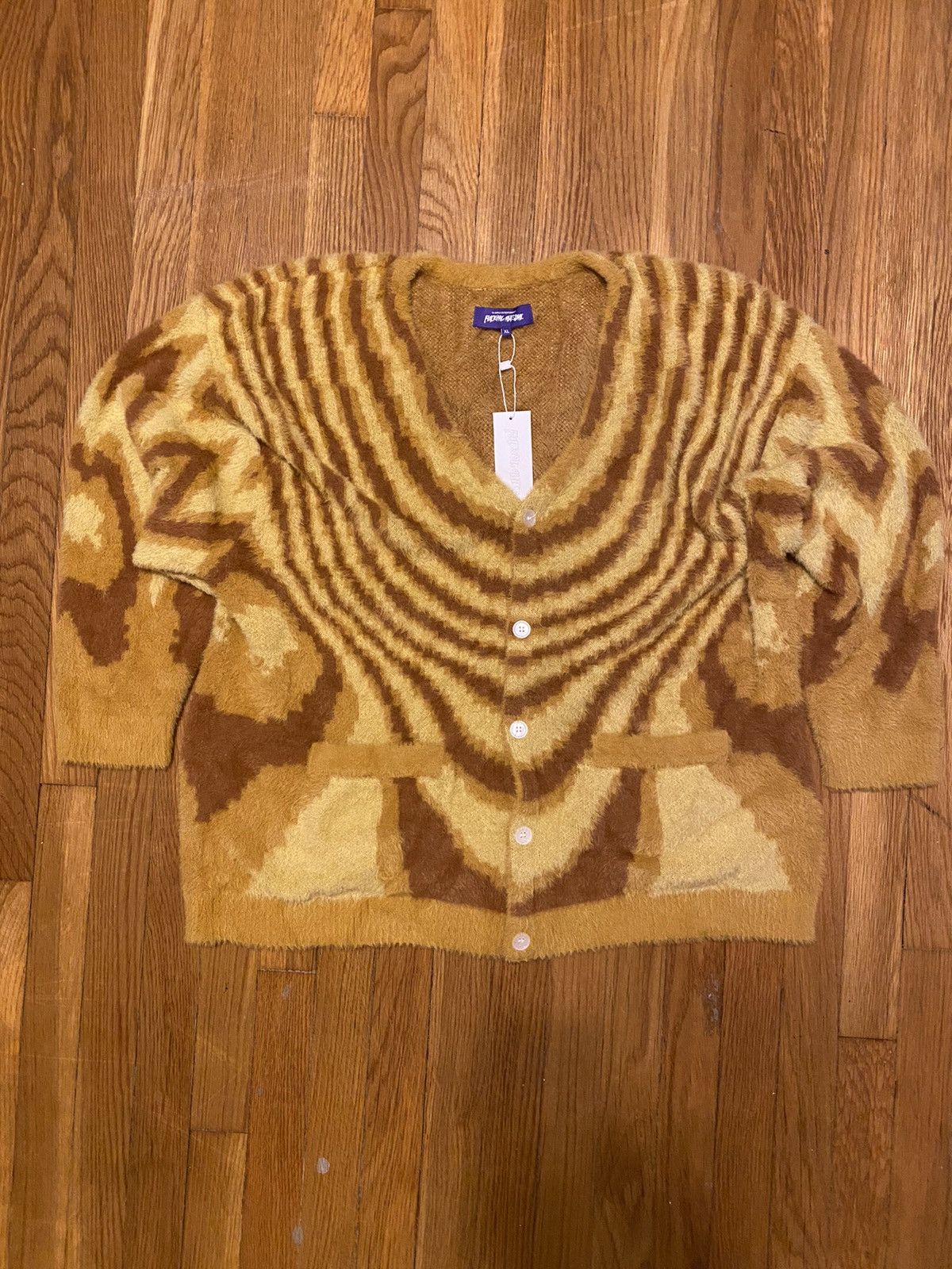 Fucking Awesome Acid Hairy Cardigan | Grailed