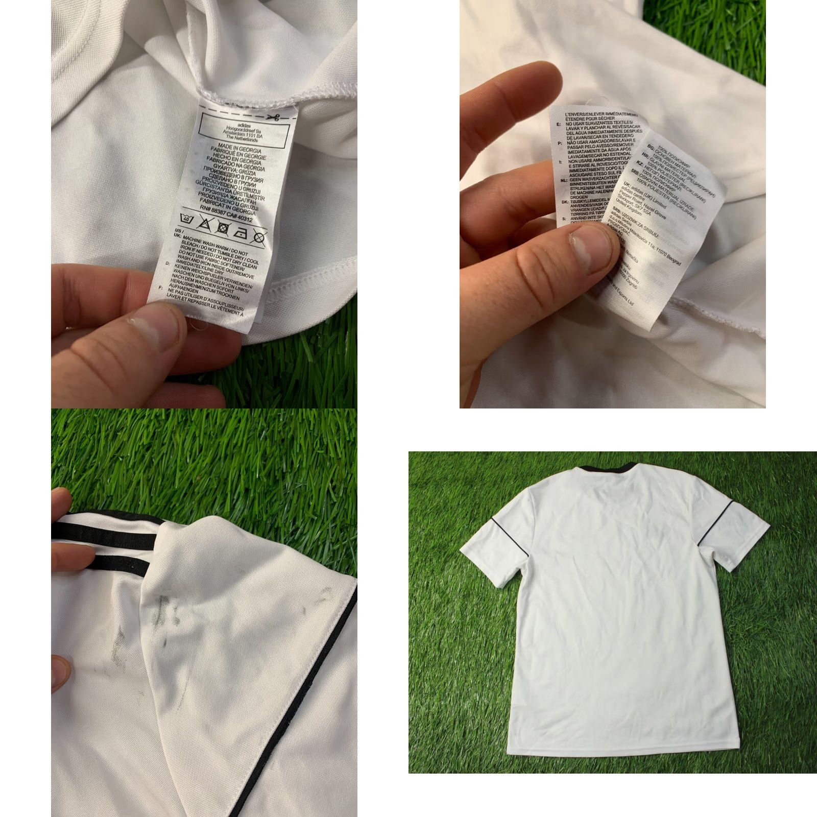 Adidas ADIDAS PERFORMANCE SQUADRA FOOTBALL SHIRT JERSEY L Mens White and Black 2020 Adidas Squadra Football Shirt Jersey L Size US L / EU 52-54 / 3 - 8 Thumbnail
