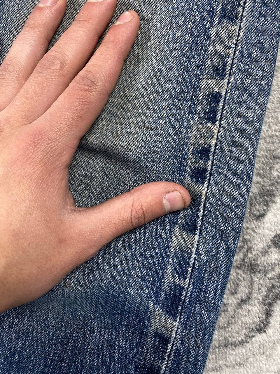Levi's Vintage Levis 503 Denim Jeans Loose Cinch Men Size 32х34 Size US 32 / EU 48 - 15 Thumbnail
