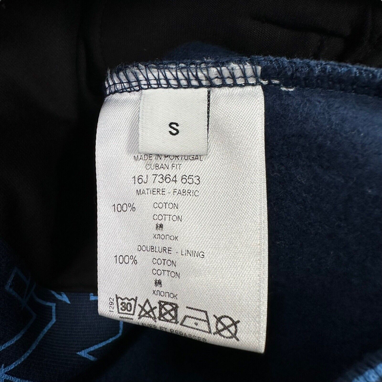 Givenchy Givenchy Size S Jacket Oversized Blue/Navy Stars Logo Hood Size US S / EU 44-46 / 1 - 4 Thumbnail