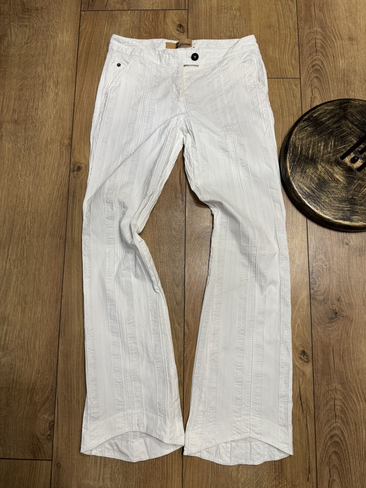 John Galliano Jhon Galliano Vintage Woman Flared Pants Size 28" / US 6 / IT 42 - 3 Thumbnail