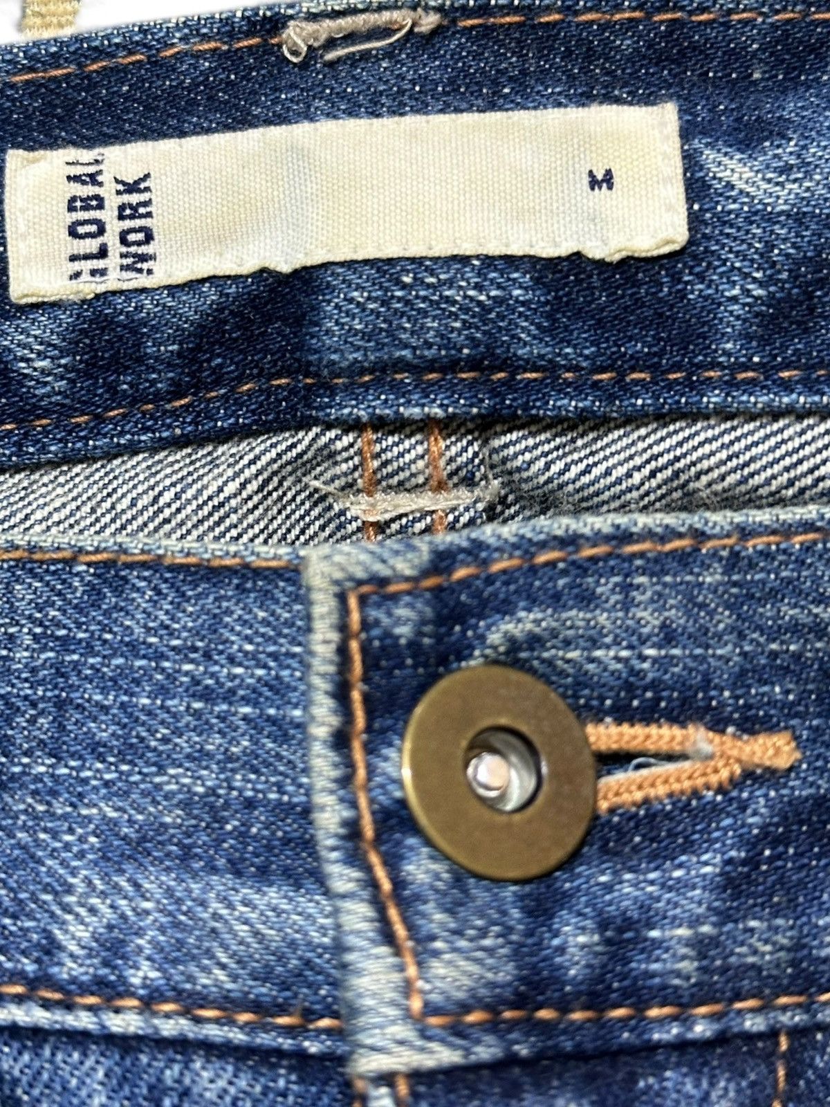 Global Work Vintage Global Work Mudwash Ripped Distressed Denim Size US 32 / EU 48 - 3 Thumbnail