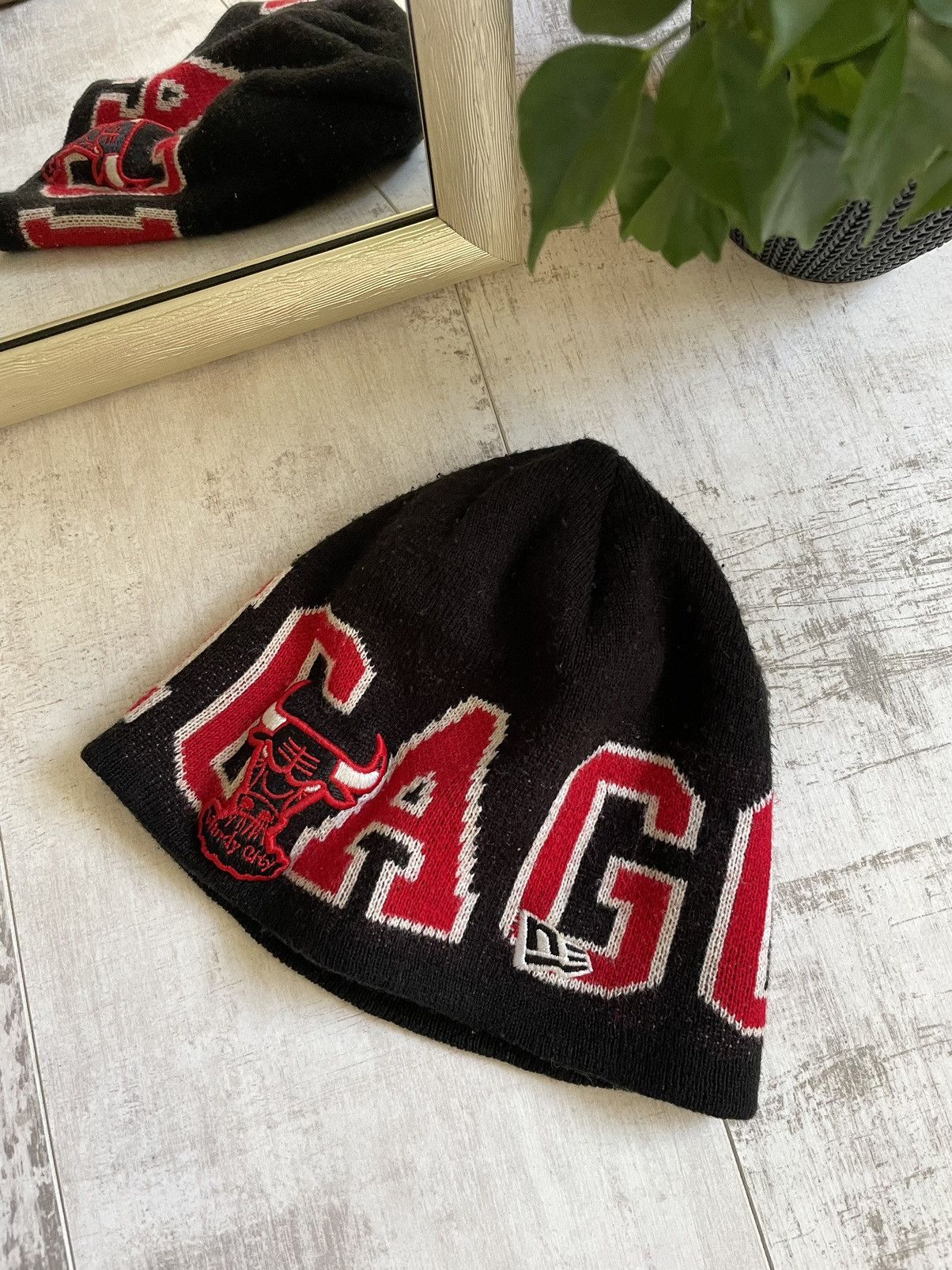 NBA × Vintage VTG Chicago Bulls New Era Hats Full Logo Size 30 - 2 Thumbnail
