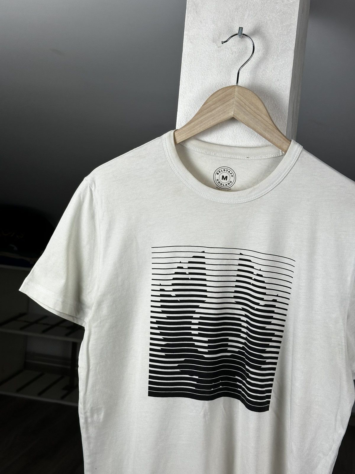 Belstaff Belstaff Graphic Print Logo White Tee T-shirt Size US M / EU 48-50 / 2 - 2 Thumbnail