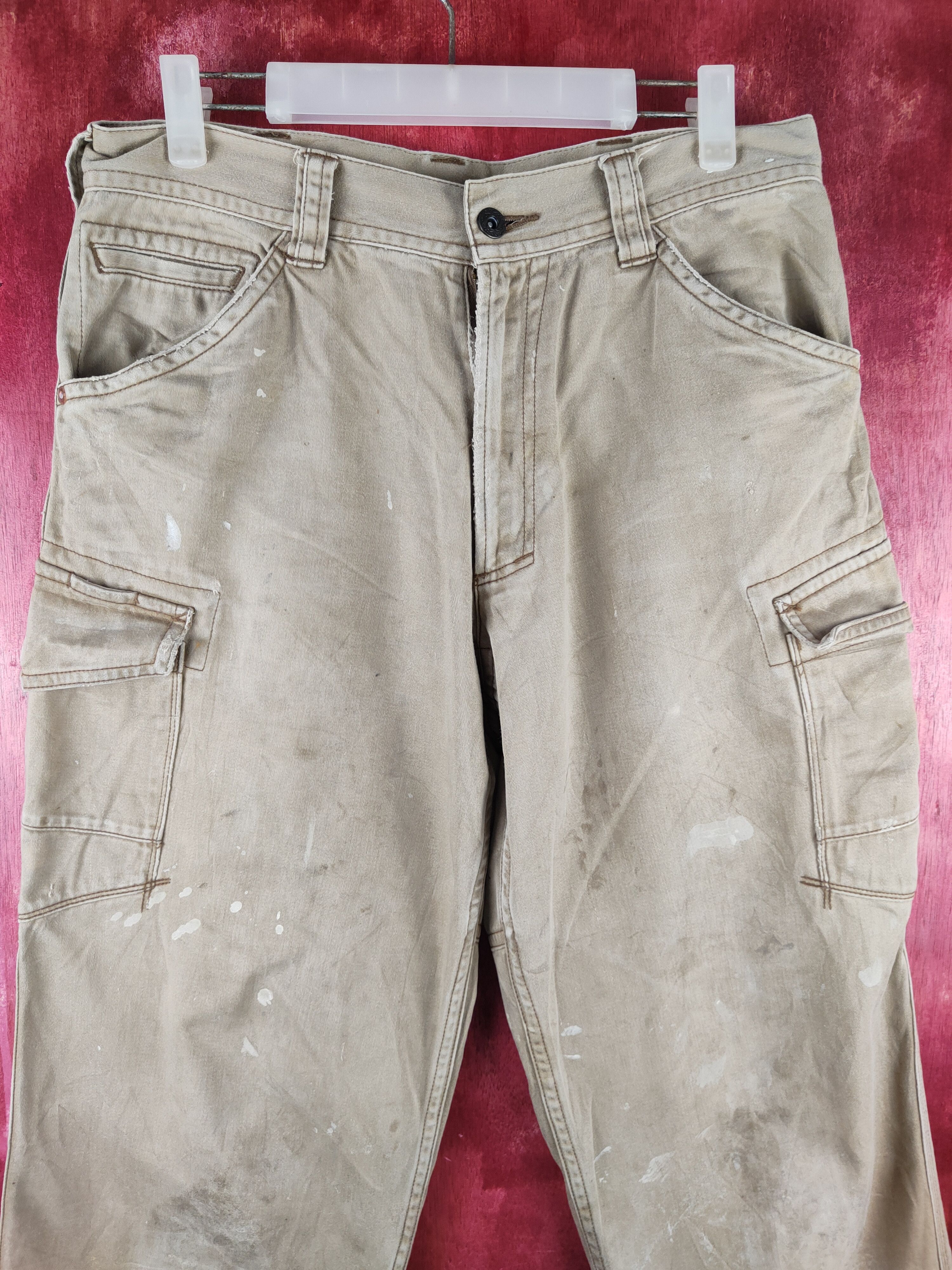 Japanese Brand Vintage Burtle Brown Workwear Cargo Pants N#S43 Size US 30 / EU 46 - 2 Thumbnail