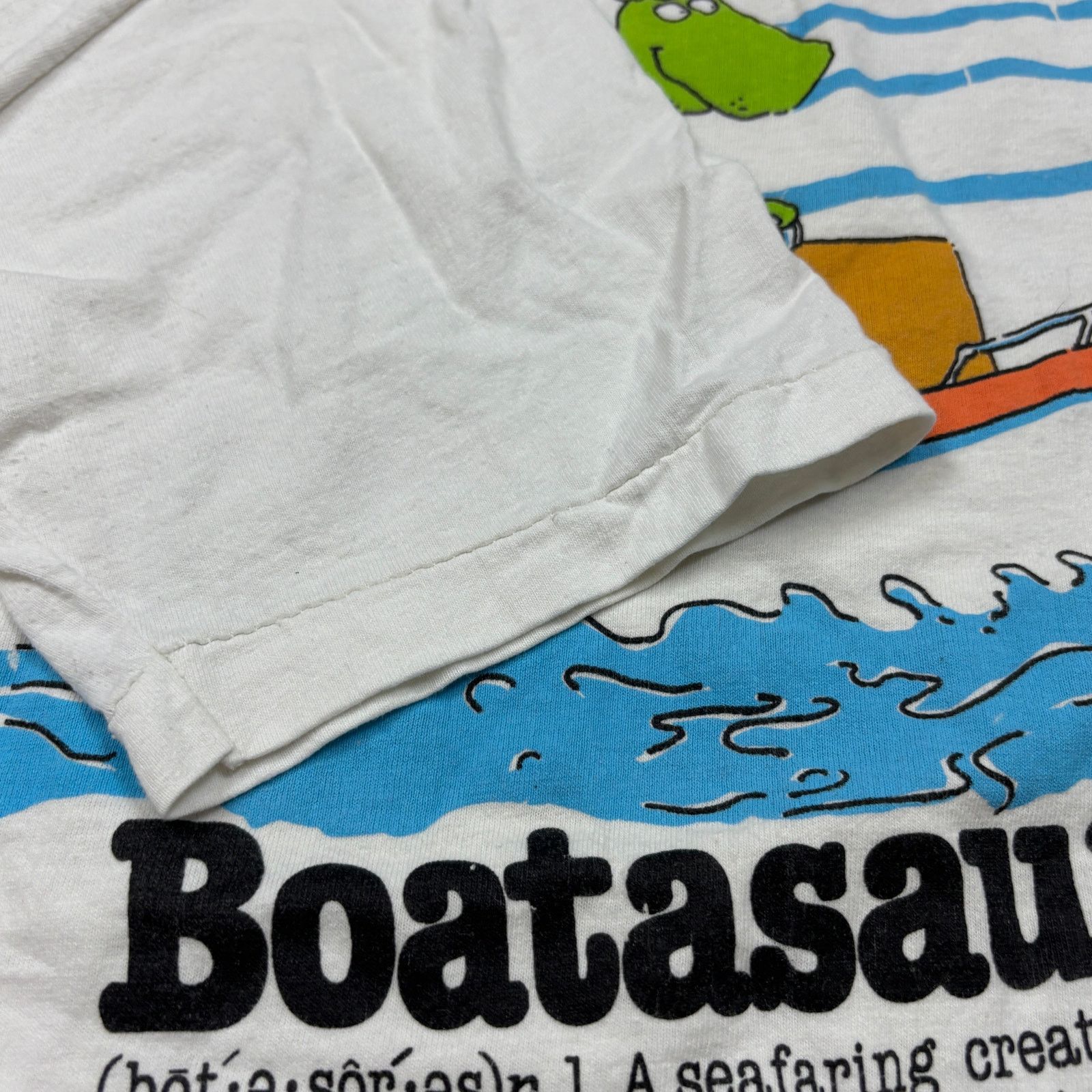 Vintage Vintage 80s Boatasaurus Boating Single Stitch Shirt Men's L Size US L / EU 52-54 / 3 - 10 Thumbnail