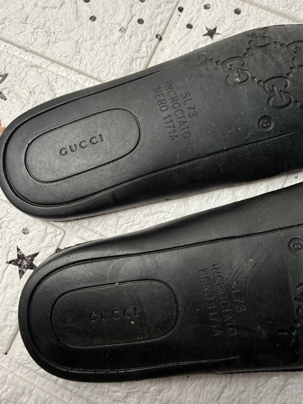 Gucci Gucci embossed Micro Guccissima 233334 Web US9 UK8.5 EUR42 Size US 9 / EU 42 - 20 Thumbnail