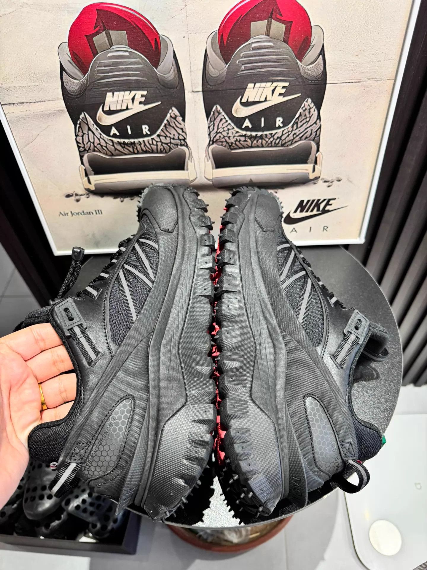 Moncler Moncler Trailgrip GTX Men's Black 44 Size US 11 / EU 44 - 5 Thumbnail