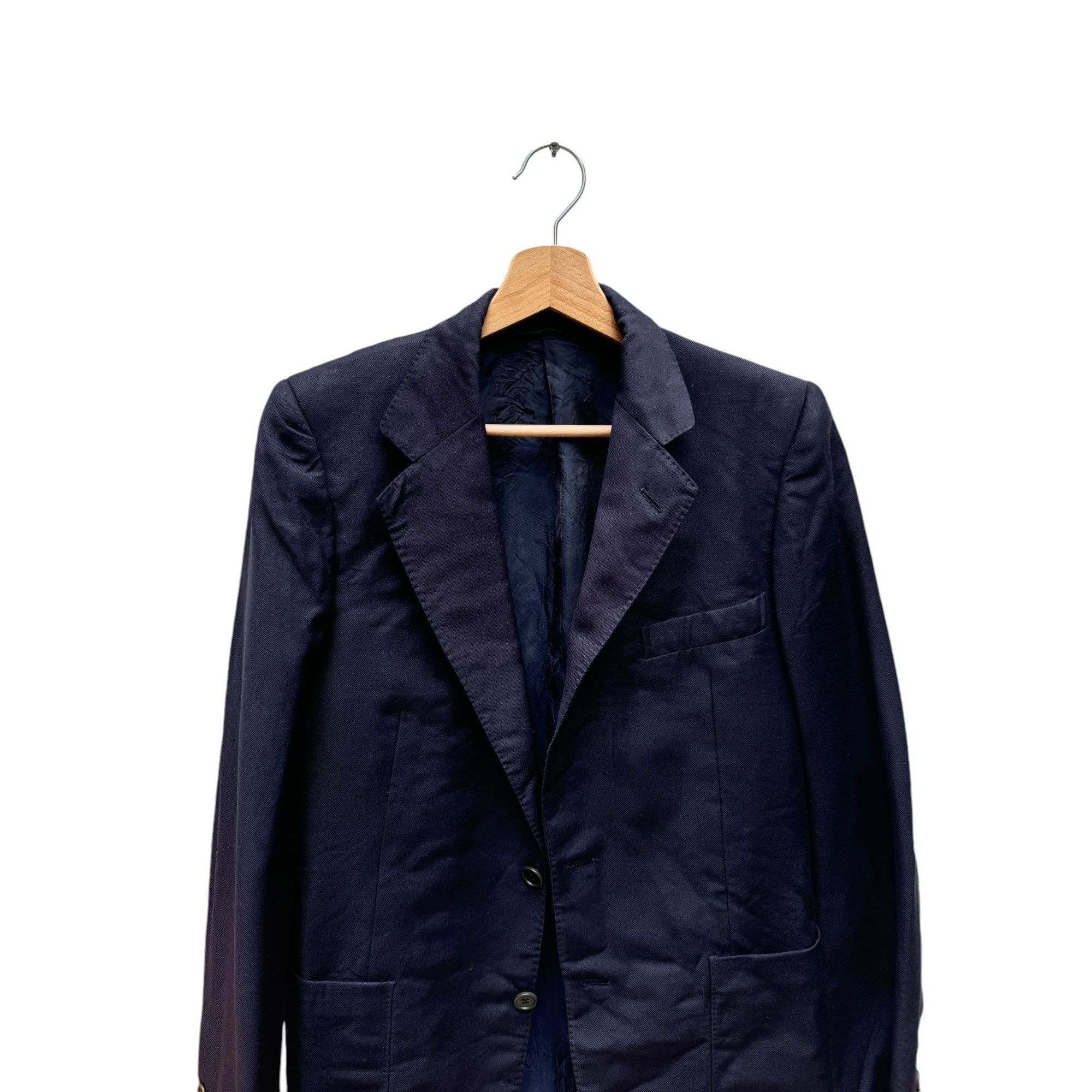 Yves Saint Laurent Navy wool blazer jacket Size 34R - 2 Thumbnail