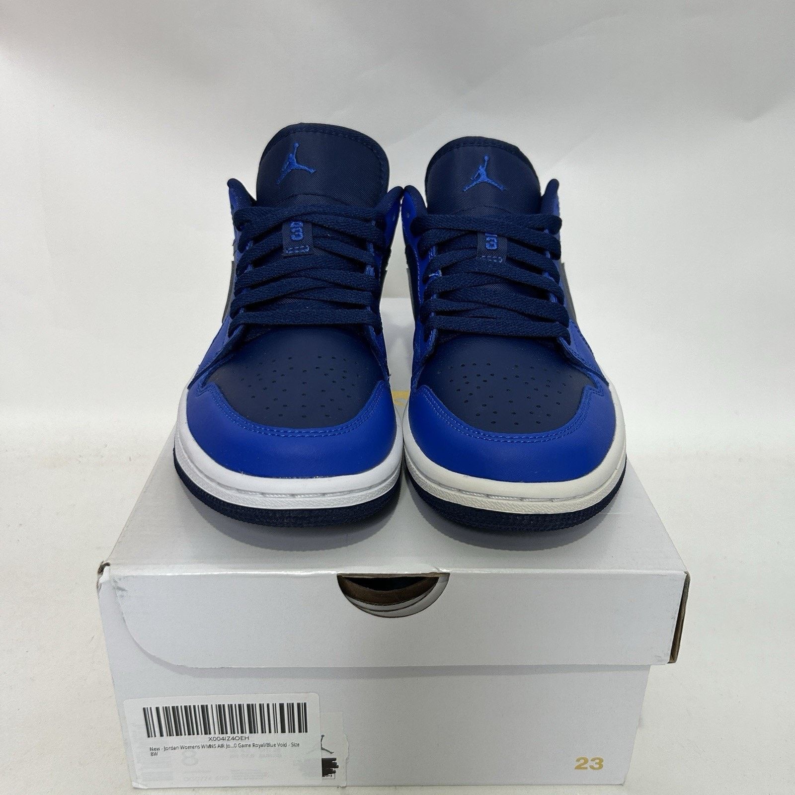 Jordan Brand Nike Air Jordan 1 Low Retro WMNS “Game Royal Blue Void” Size US 8 / IT 38 - 2 Thumbnail