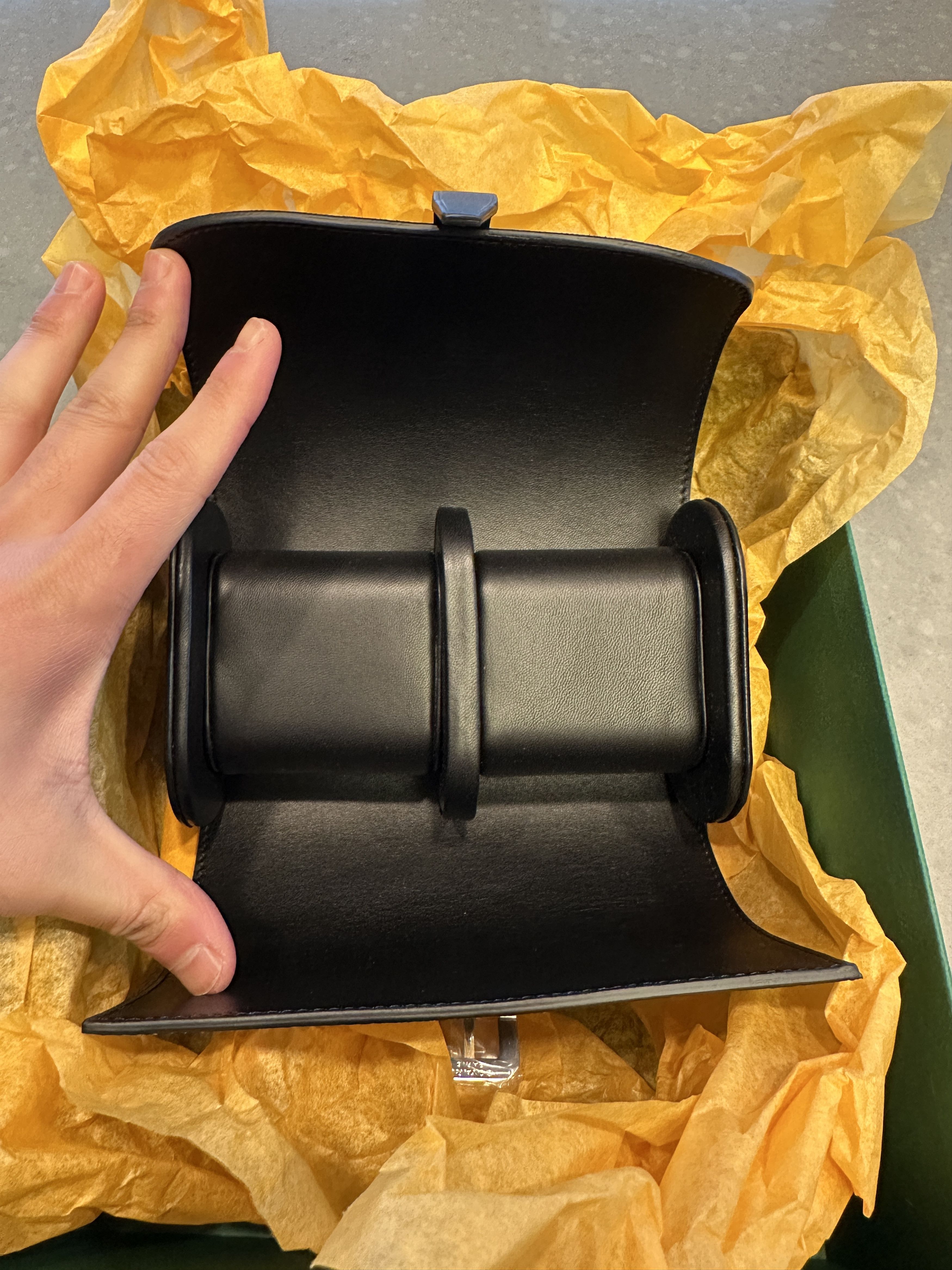 Goyard Goyard Double Travel Watch Roll Black BRAND NEW RARE Size ONE SIZE - 3 Thumbnail