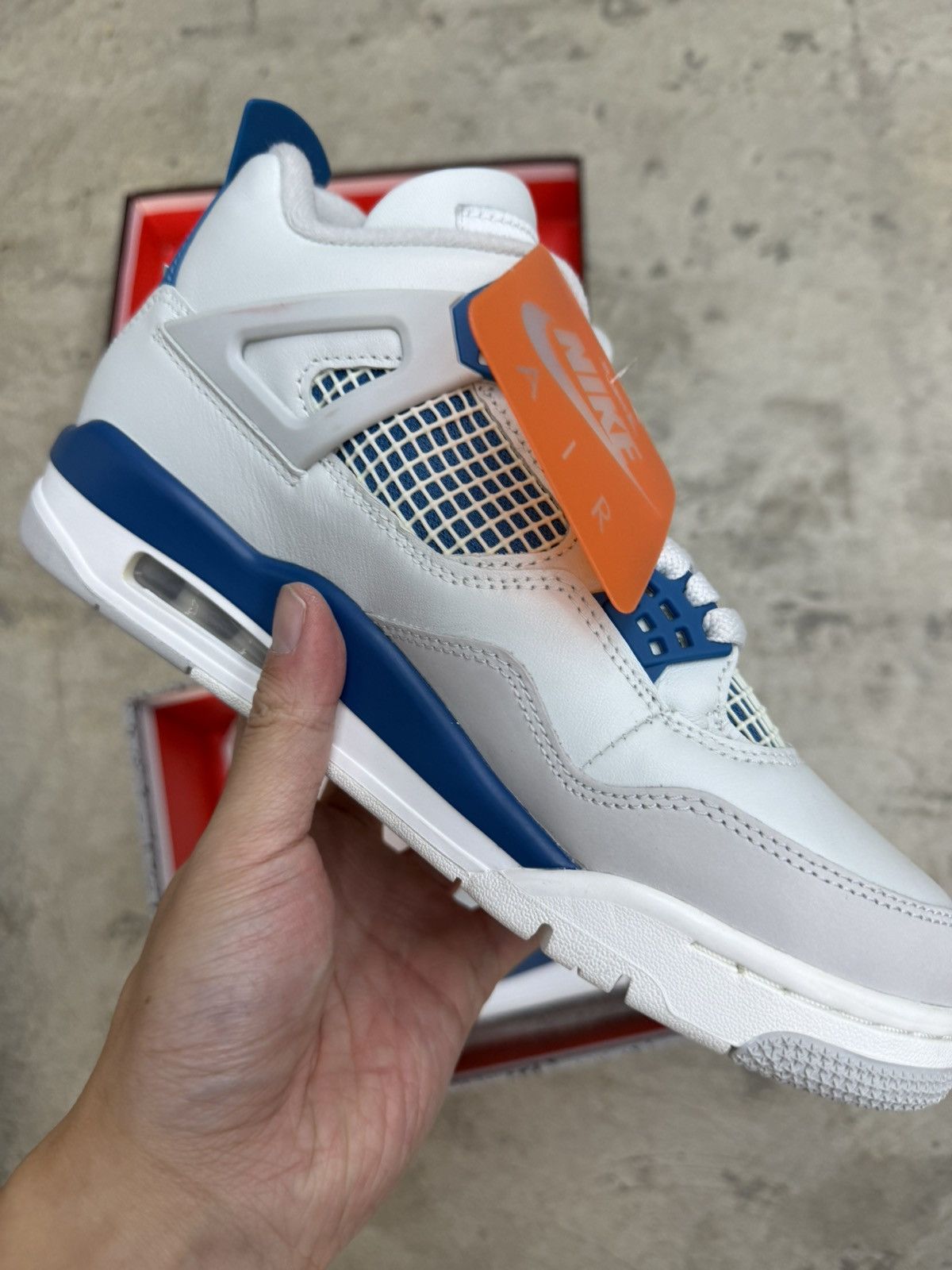 Jordan Brand Jordan 4 Military Blue Mismatch 8 8.5 Size US 8 / EU 41 - 8 Thumbnail