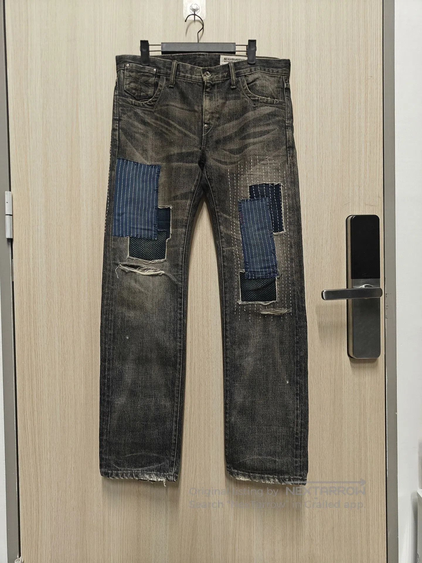 Neighborhood NEIGHBORHOOD 15SS Patched Sashiko Denim. Size US 32 / EU 48 - 1 Thumbnail