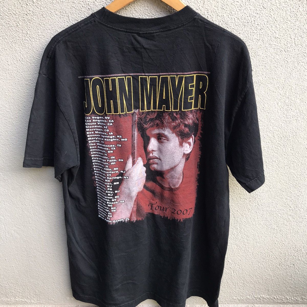 Band Tees Vintage JOHN MAYER rock tee tour Size US L / EU 52-54 / 3 - 3 Thumbnail