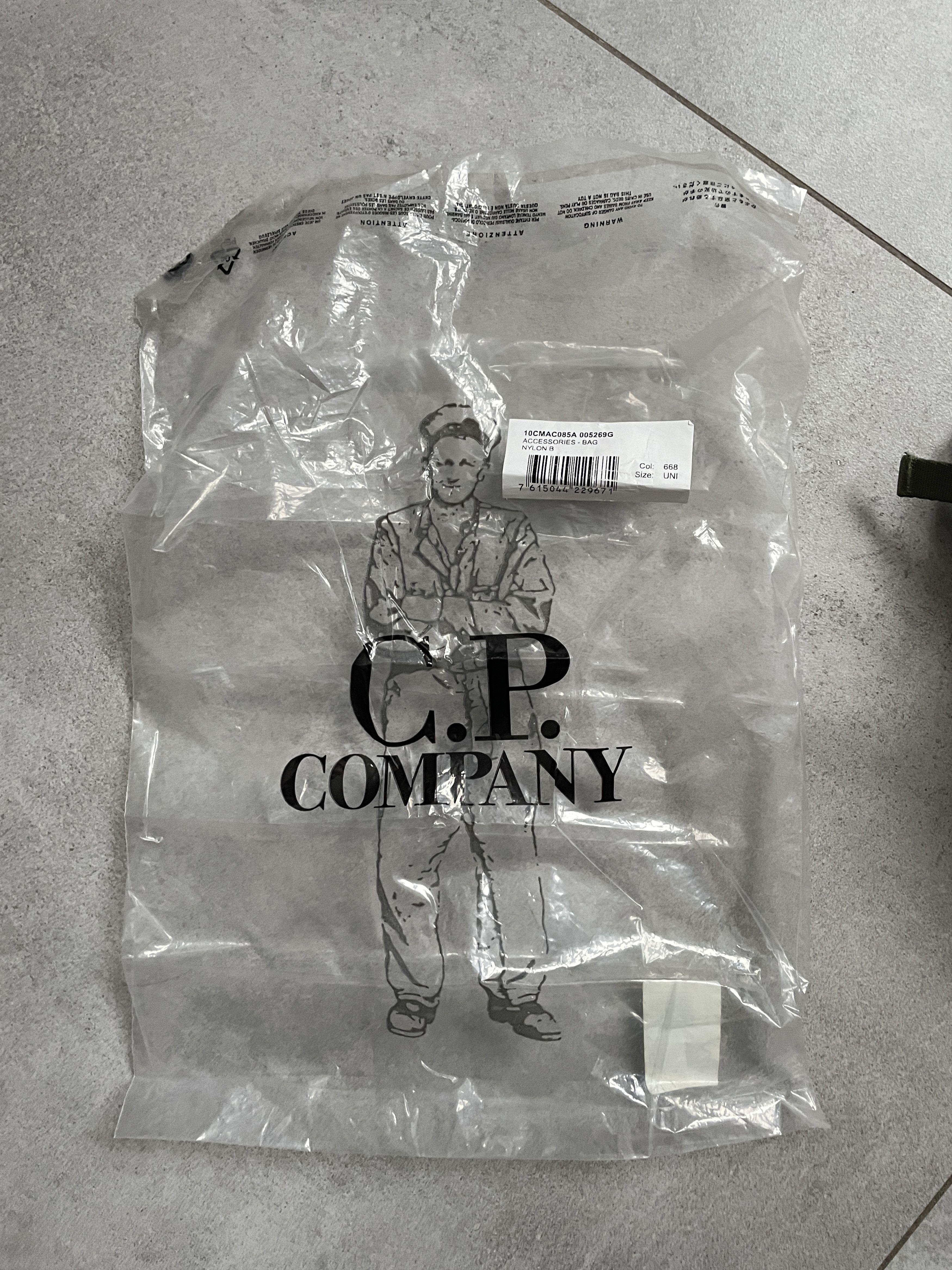 C.P. Company STONE ISLAND CP COMPANY OLIVE NYLON CROSSBODY SHOULDER BAG Size ONE SIZE - 9 Thumbnail