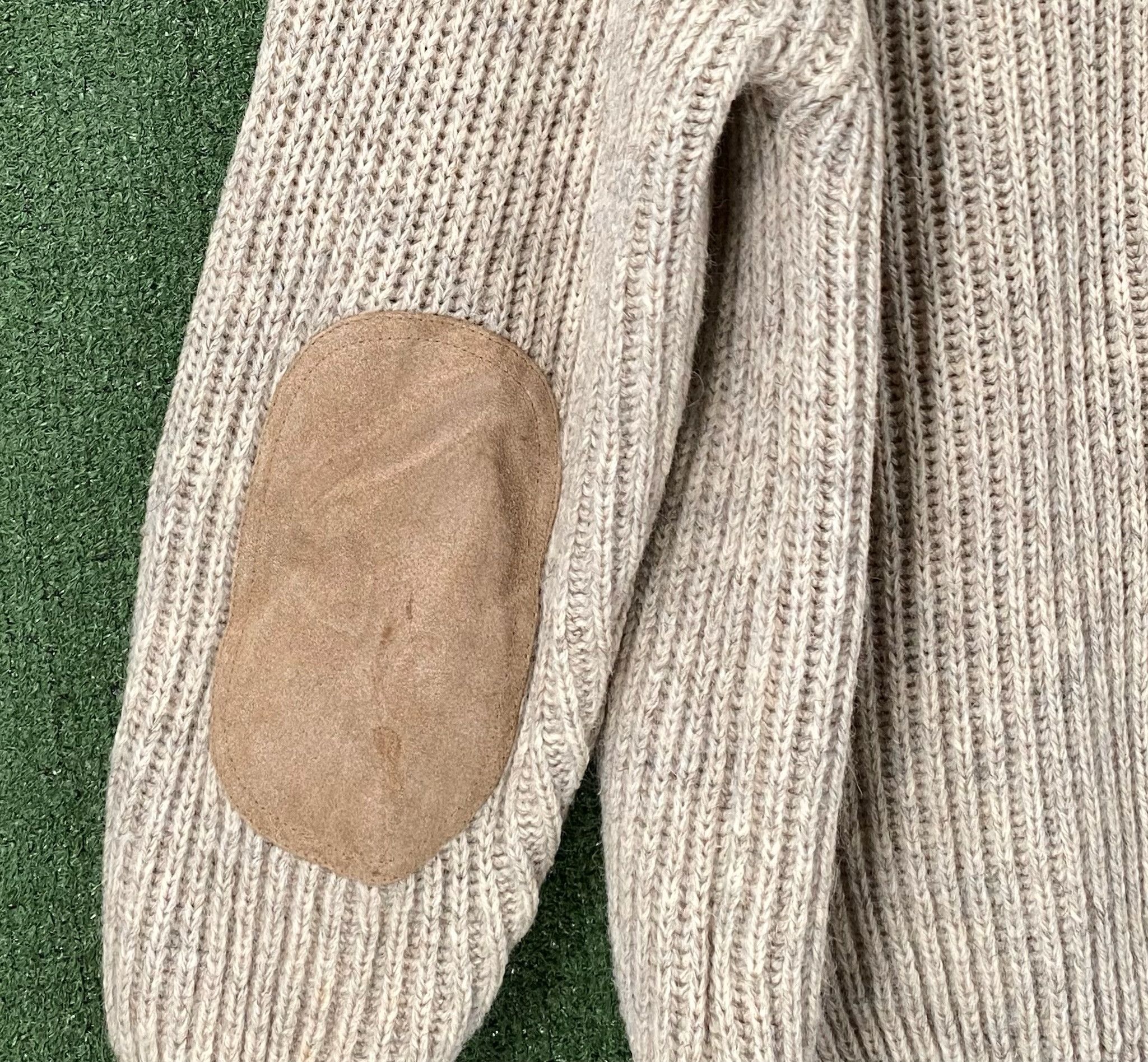 Cabelas 90’s Cabelas 100% Wool Suede Elbow Patches Sweater Men’s 2XL Size US XXL / EU 58 / 5 - 6 Thumbnail
