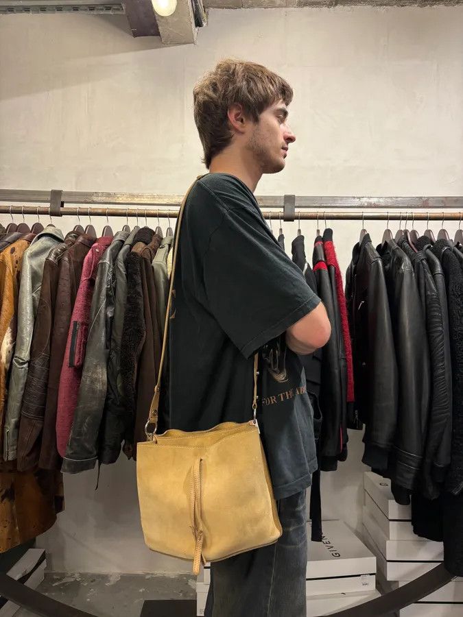 Maison Margiela Maison Margiela Beige Suede Leather Handle Bag Size ONE SIZE - 2 Thumbnail