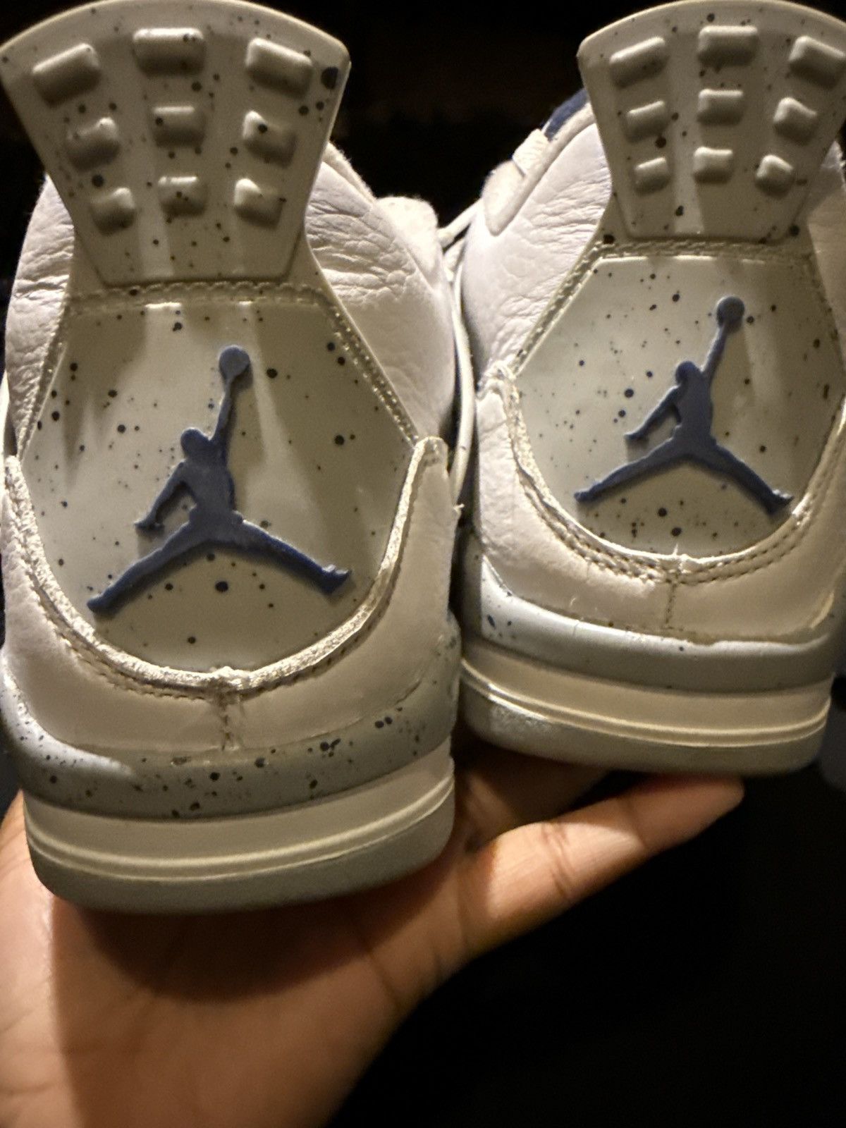 Jordan Brand 2022 Air Jordan 4 Retro GS 'Midnight Navy' Size US 5.5 / EU 38 - 6 Thumbnail
