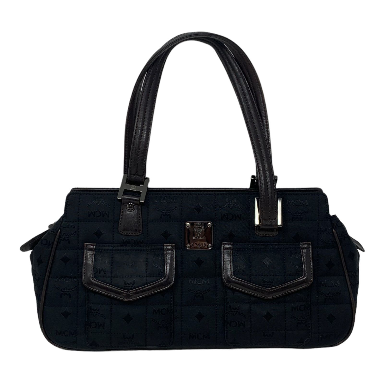 MCM MCM Monogram Visetos Nylon with Leather Trim Shoulder bag Size ONE SIZE - 10 Thumbnail