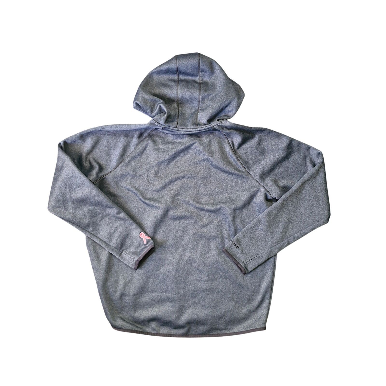 Under Armour Under Armour Women’s Hoodie XL Gray Pink Cancer Awareness Size XL / US 12-14 / IT 48-50 - 4 Thumbnail