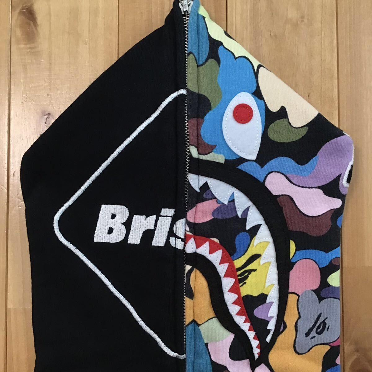 Bape × F.C.R.B BAPE × FCRB Shark full zip Hoodie multi camo a bathing ape Size US S / EU 44-46 / 1 - 3 Thumbnail