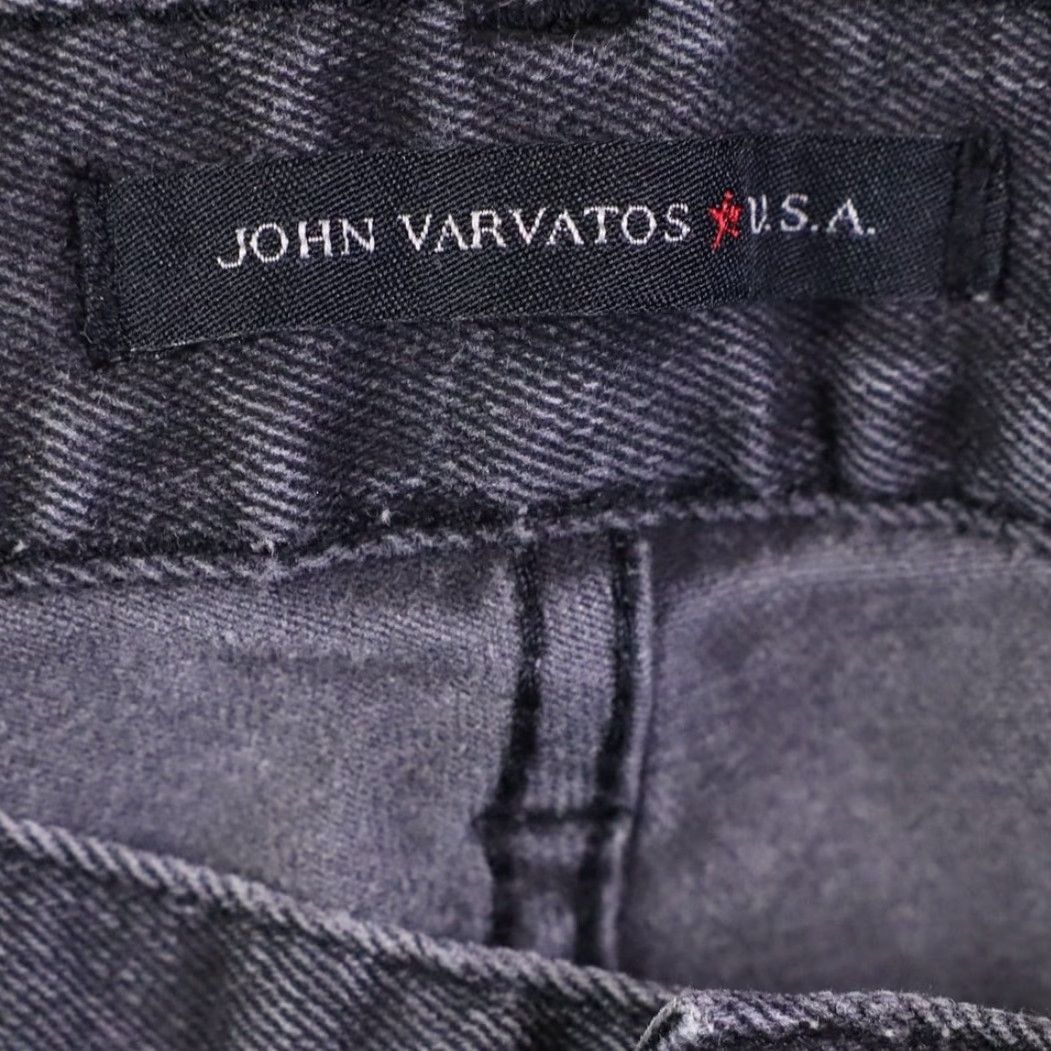 John Varvatos John Varvatos Jeans Mens 36 Black Washed Slim Straight 5 Pocket Denim USA Size US 36 / EU 52 - 4 Thumbnail