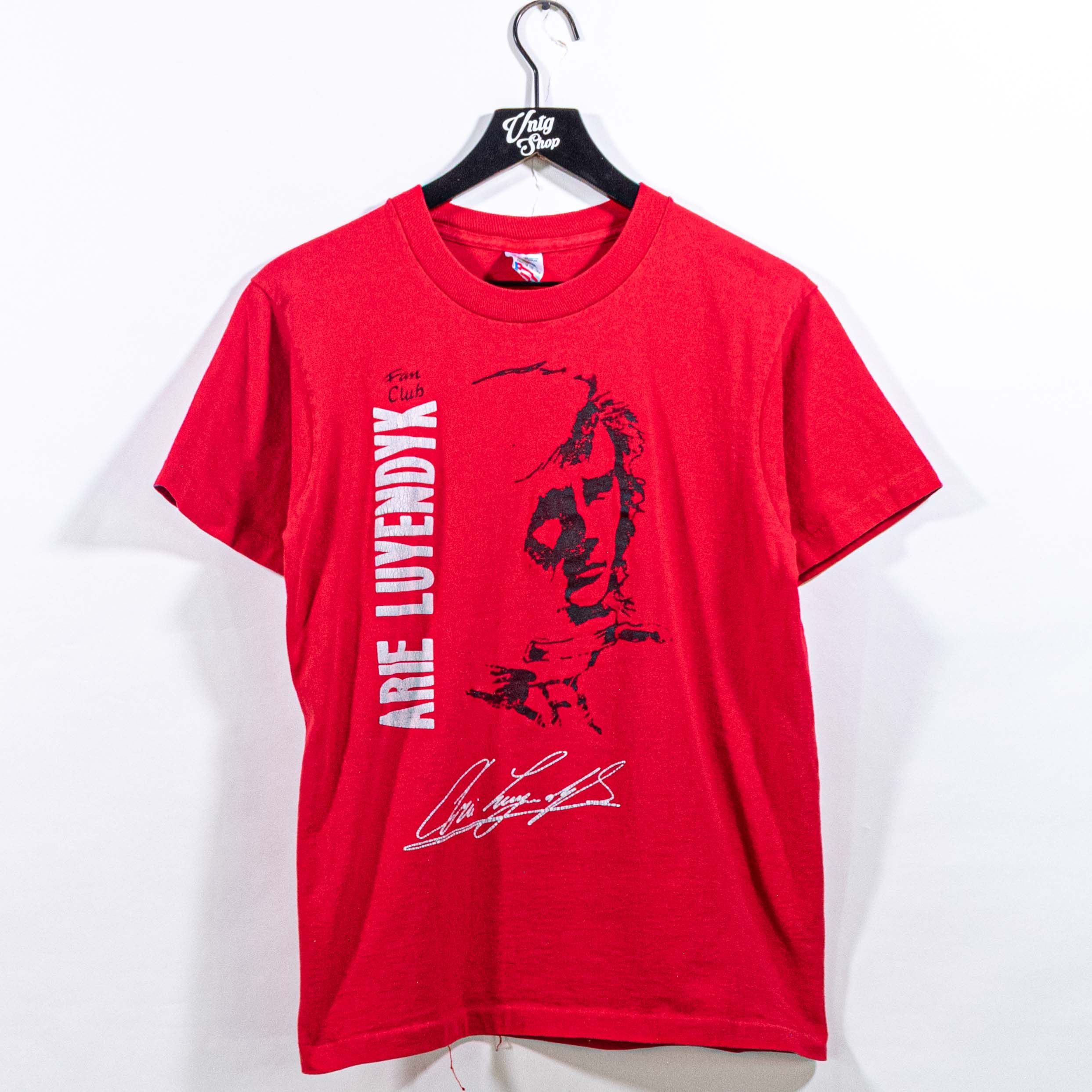 Vintage Arie Luyendyk Fan Club Racing T-Shirt Indycar VTG 90s Cars Size US M / EU 48-50 / 2 - 1 Thumbnail