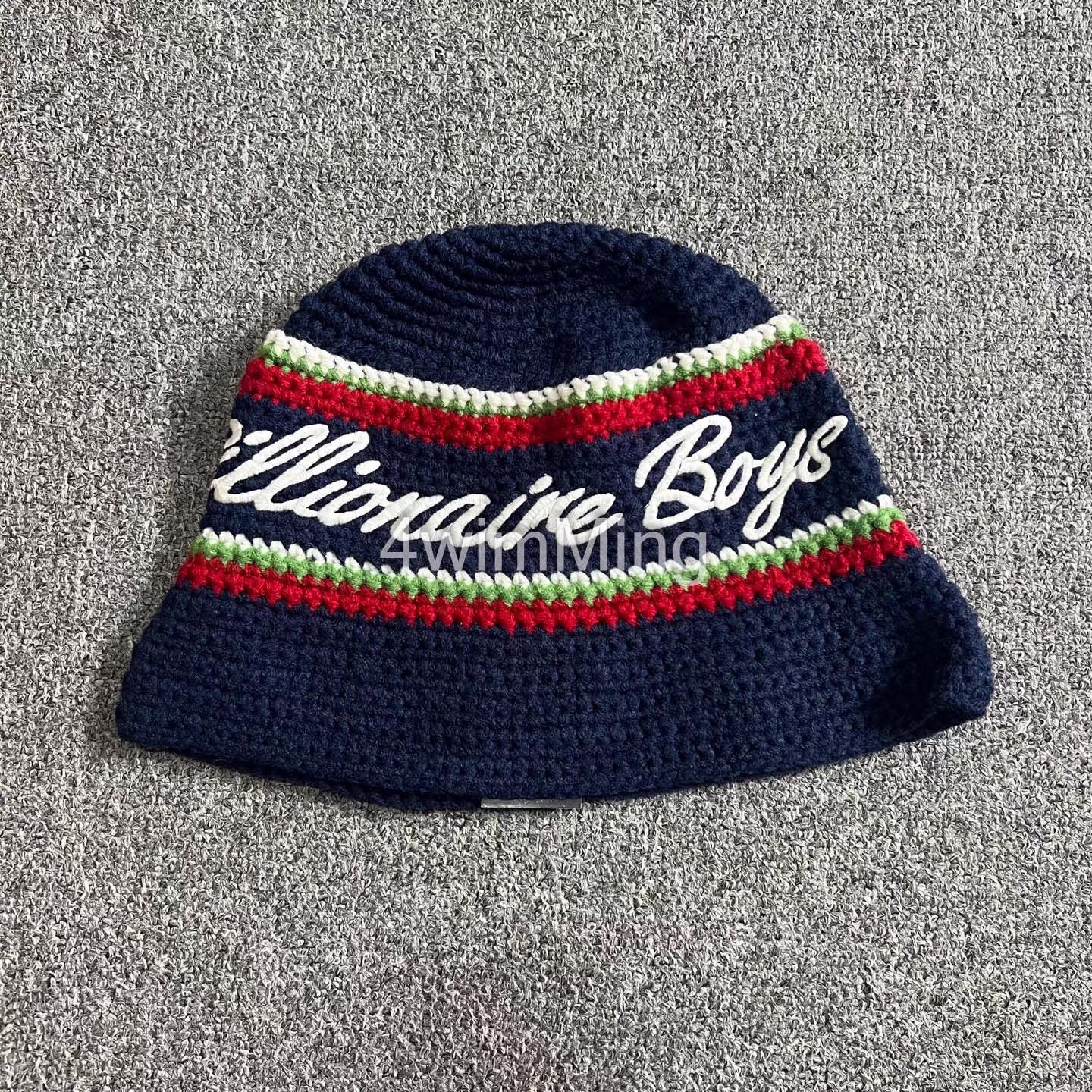 Billionaire Boys Club BBC Hand-Crocheted & Embroidered Knit Bucket Hat。 Q7 Size ONE SIZE - 1 Thumbnail