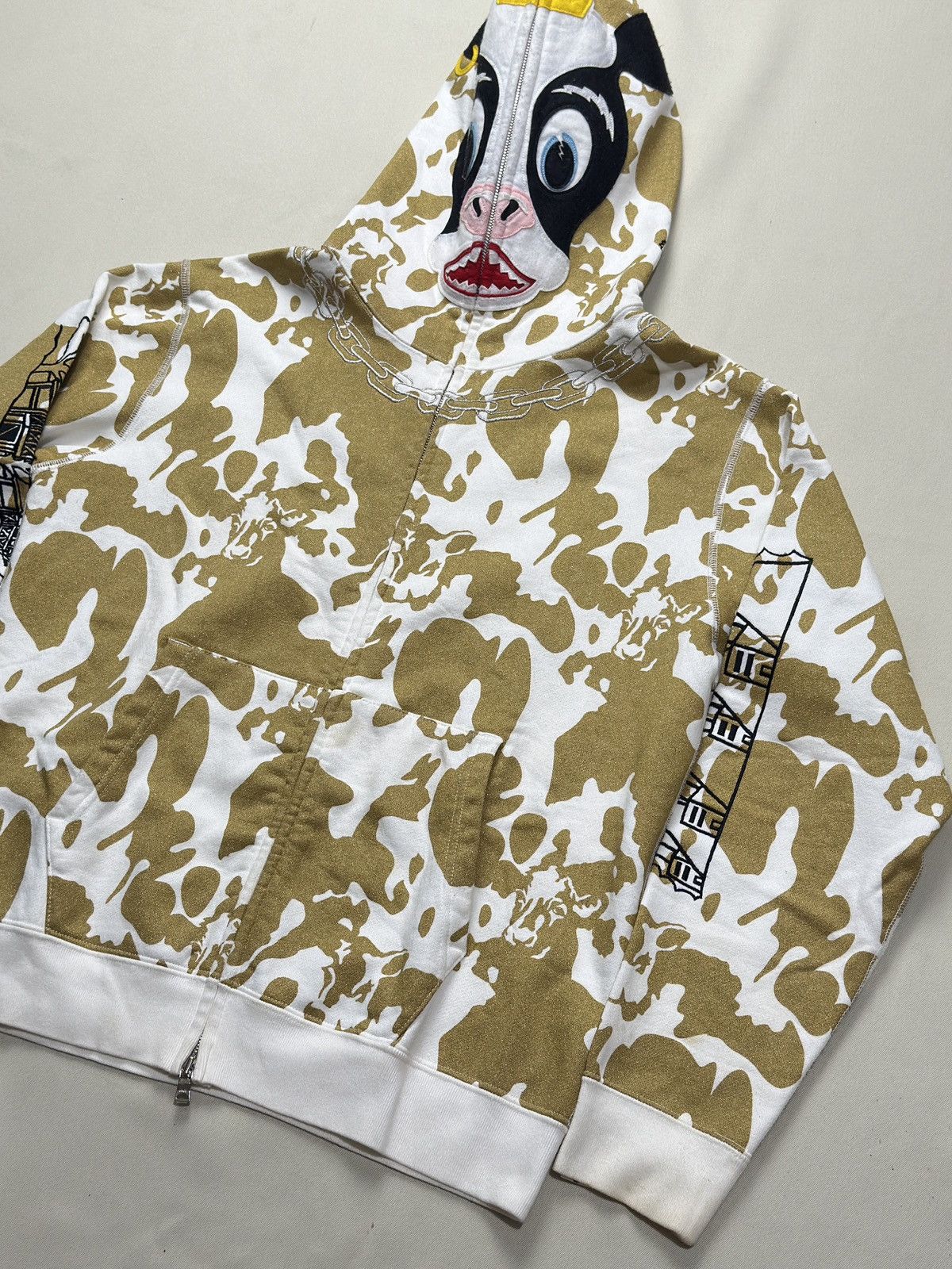 Bape Holstein Cow Full Zip Hoodie Size US S / EU 44-46 / 1 - 2 Thumbnail