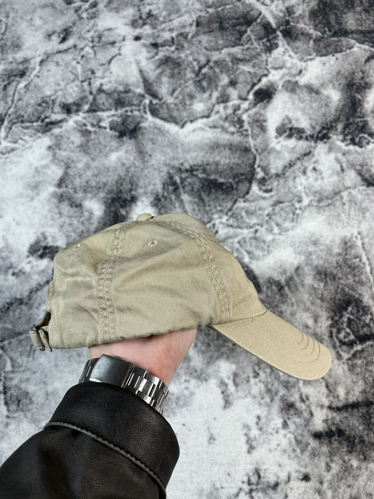 Polo Ralph Lauren Polo Ralph Lauren Beige Pony Logo Cap Hat Size ONE SIZE - 2 Thumbnail
