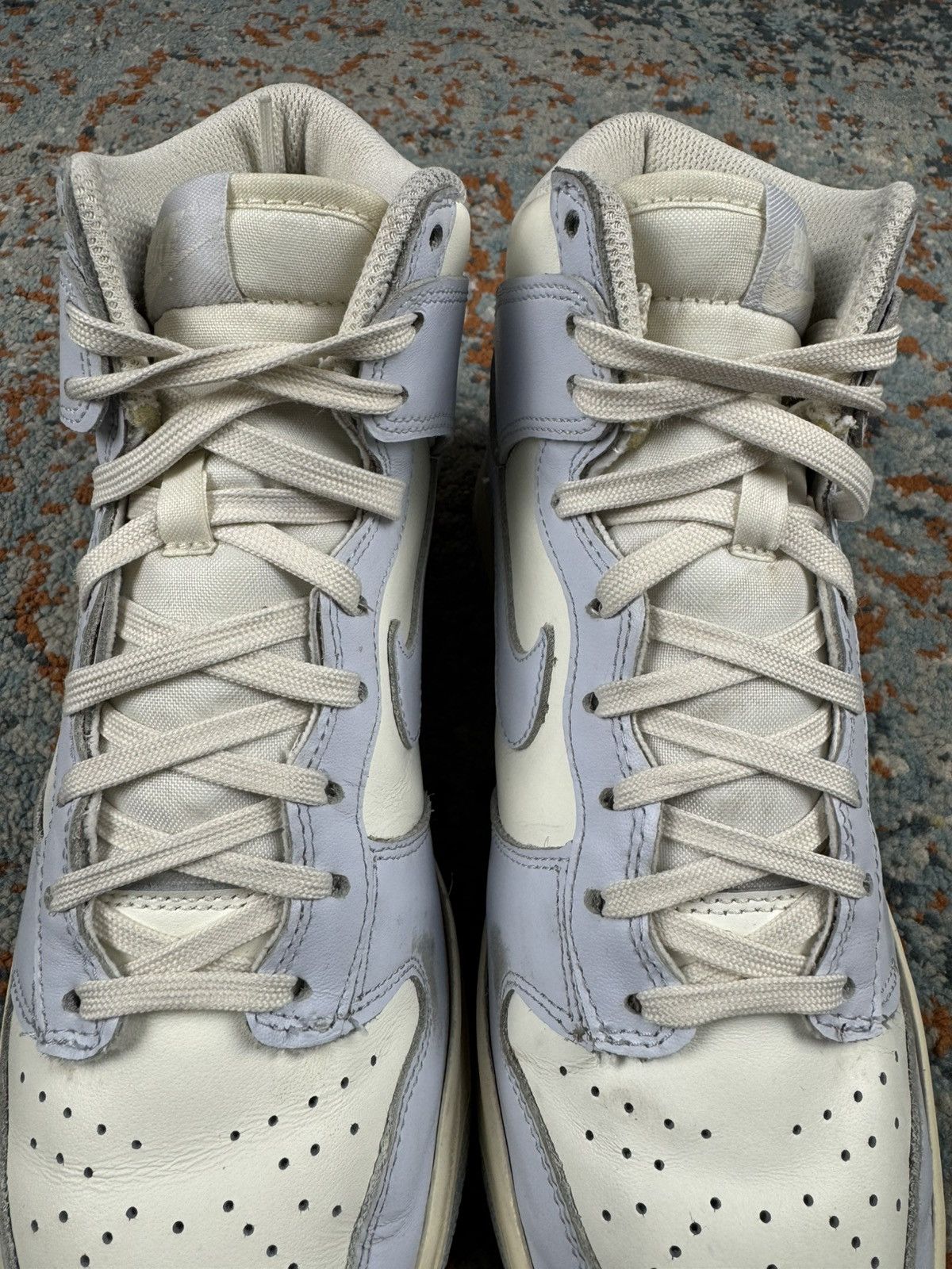 Nike × Vintage Nike dunk high football grey high top sneakers Size US 8 / IT 38 - 16 Thumbnail