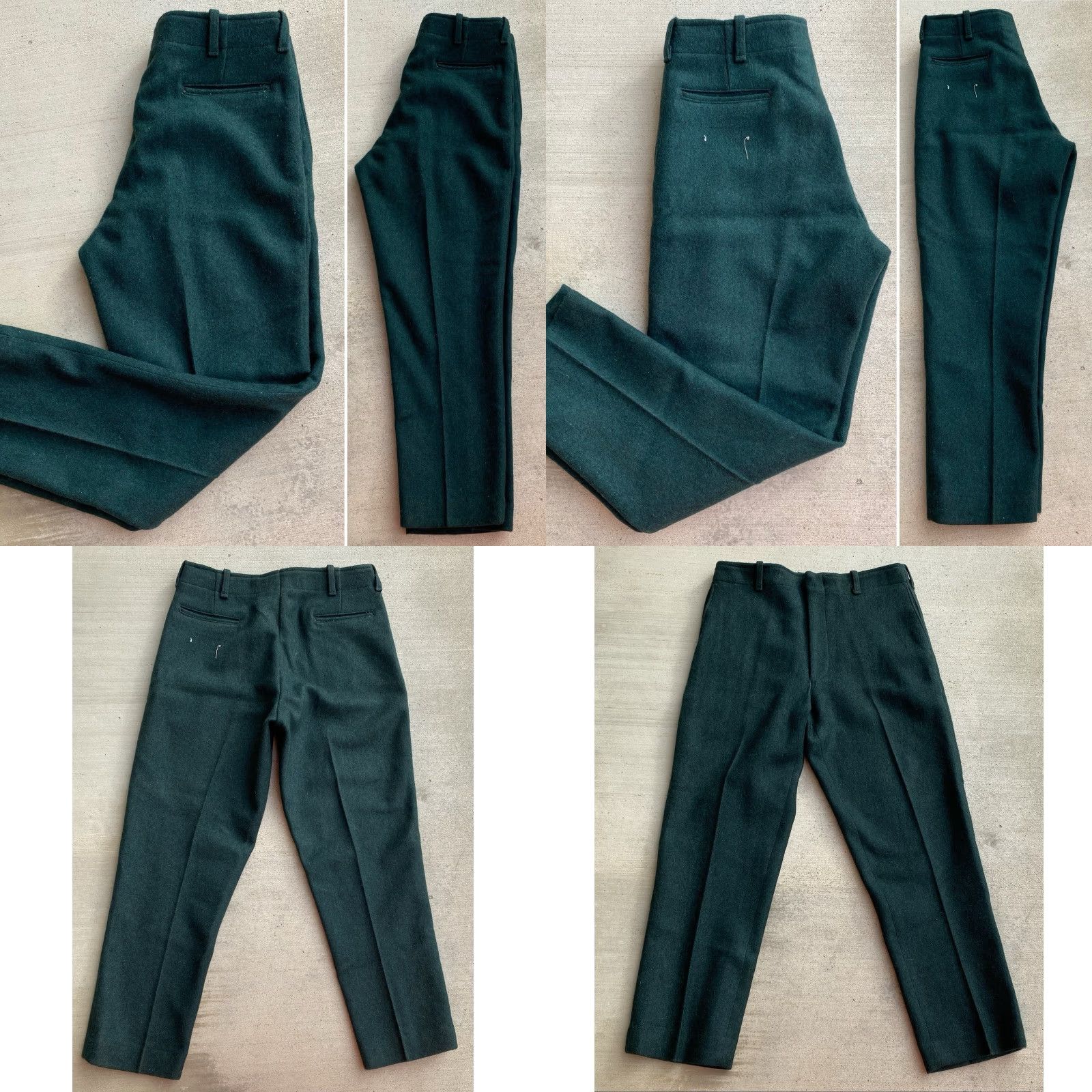 Vintage VINTAGE Northway Green Wool Outdoor Pants Talon Zipper Boat Sail Drill Pockets 34x30 Size US 34 / EU 50 - 10 Thumbnail