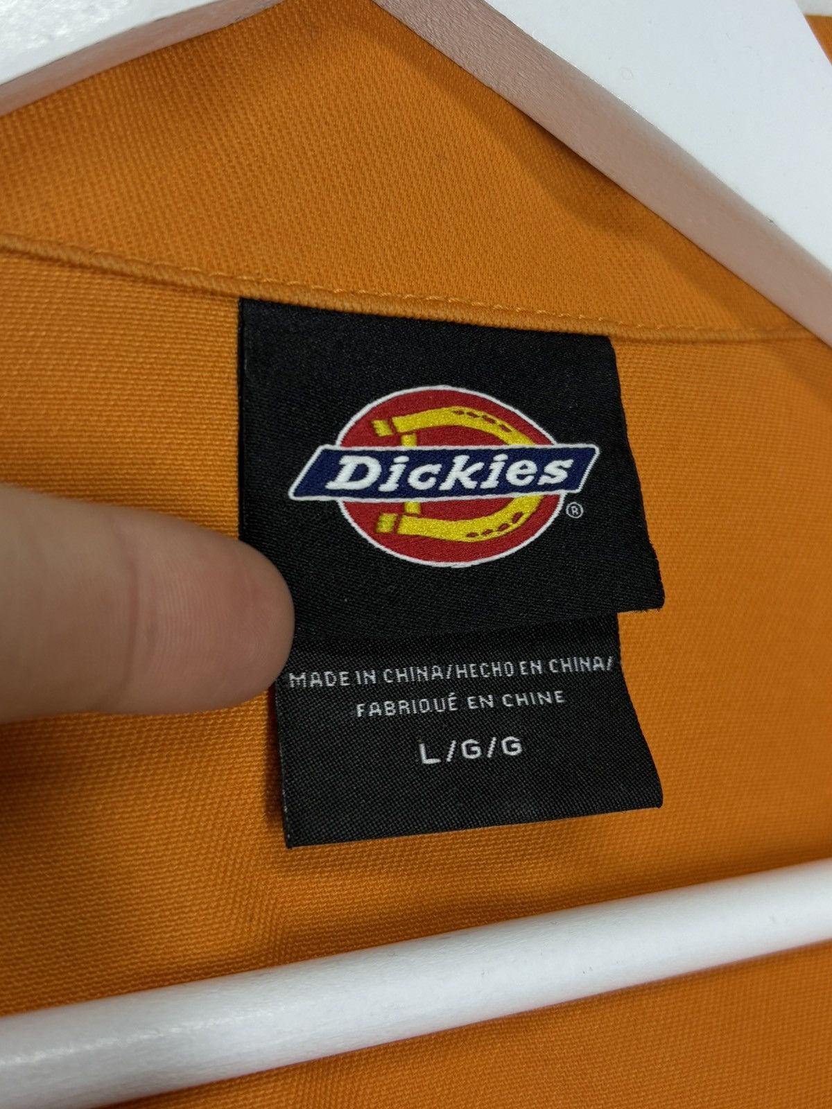 Dickies Vintage 90s Dickies Work Jacket Orange Cotton Size US L / EU 52-54 / 3 - 15 Thumbnail