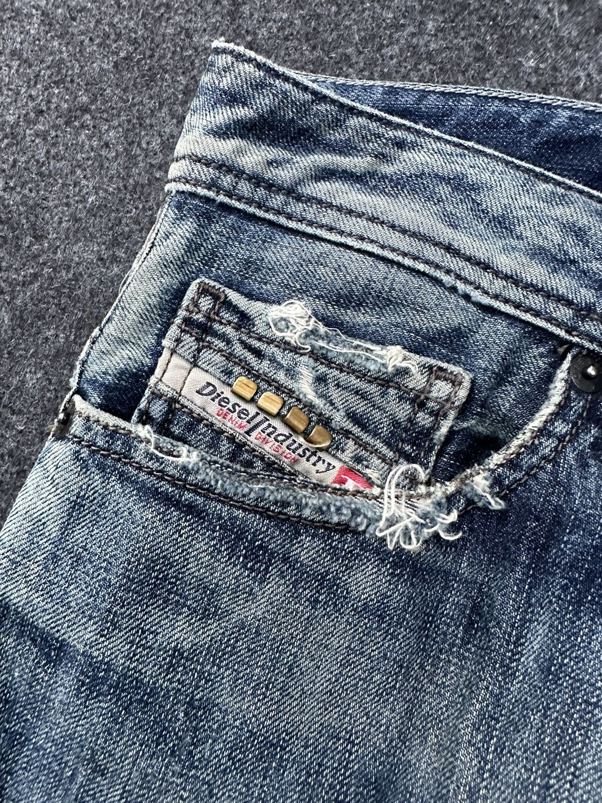Diesel Vintage Diesel Italy Safado Distressed Denim 29x30 D6 Size US 29 - 10 Thumbnail