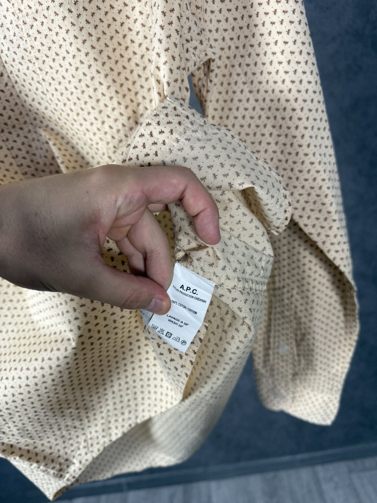A.P.C. A.P.C x Mardas luxury designer shirt Size US S / EU 44-46 / 1 - 4 Thumbnail