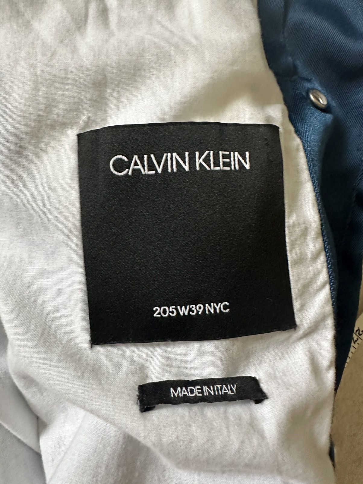 Calvin Klein 205W39NYC SS18 CK205w39nyc blue bomber jacket Raf Simons Grail Size US M / EU 48-50 / 2 - 16 Thumbnail
