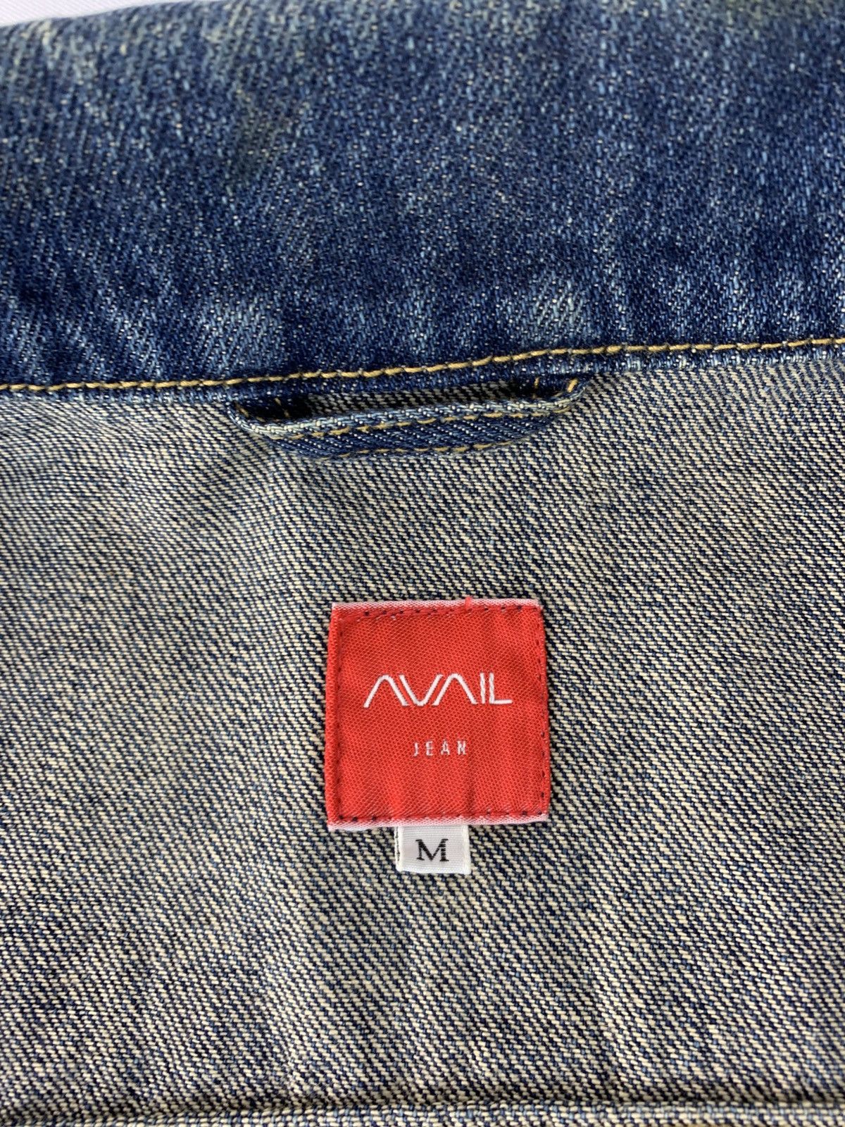 Japanese Brand Indigo Avail Denim Jacket Double Pocket Western Style Size M / US 6-8 / IT 42-44 - 7 Thumbnail