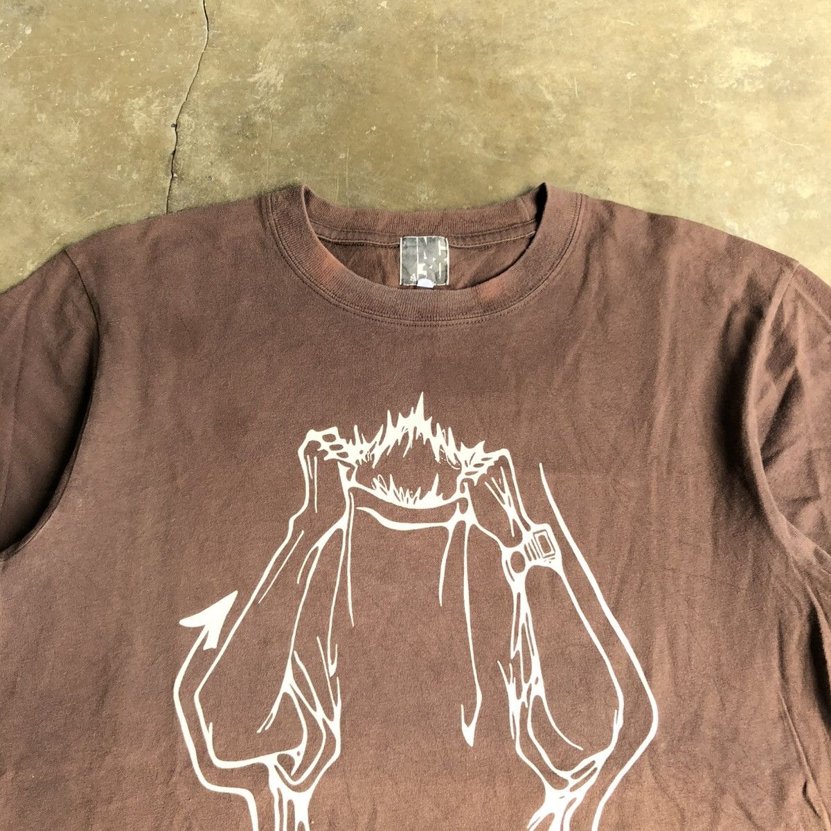 Vintage Vintage INC 30 DJ People Graphic Logo T-shirt Brown Size US M / EU 48-50 / 2 - 4 Thumbnail