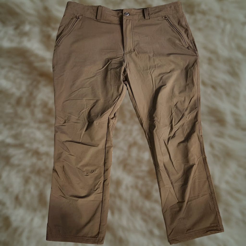 Vintage Kuhl Free Radikl Pants Mens 42x30 Brown Outdoor Performance Hiking Cargo 5-Pocket Regular Straight Vintage No Size US 42 / EU 58 - 1 Thumbnail