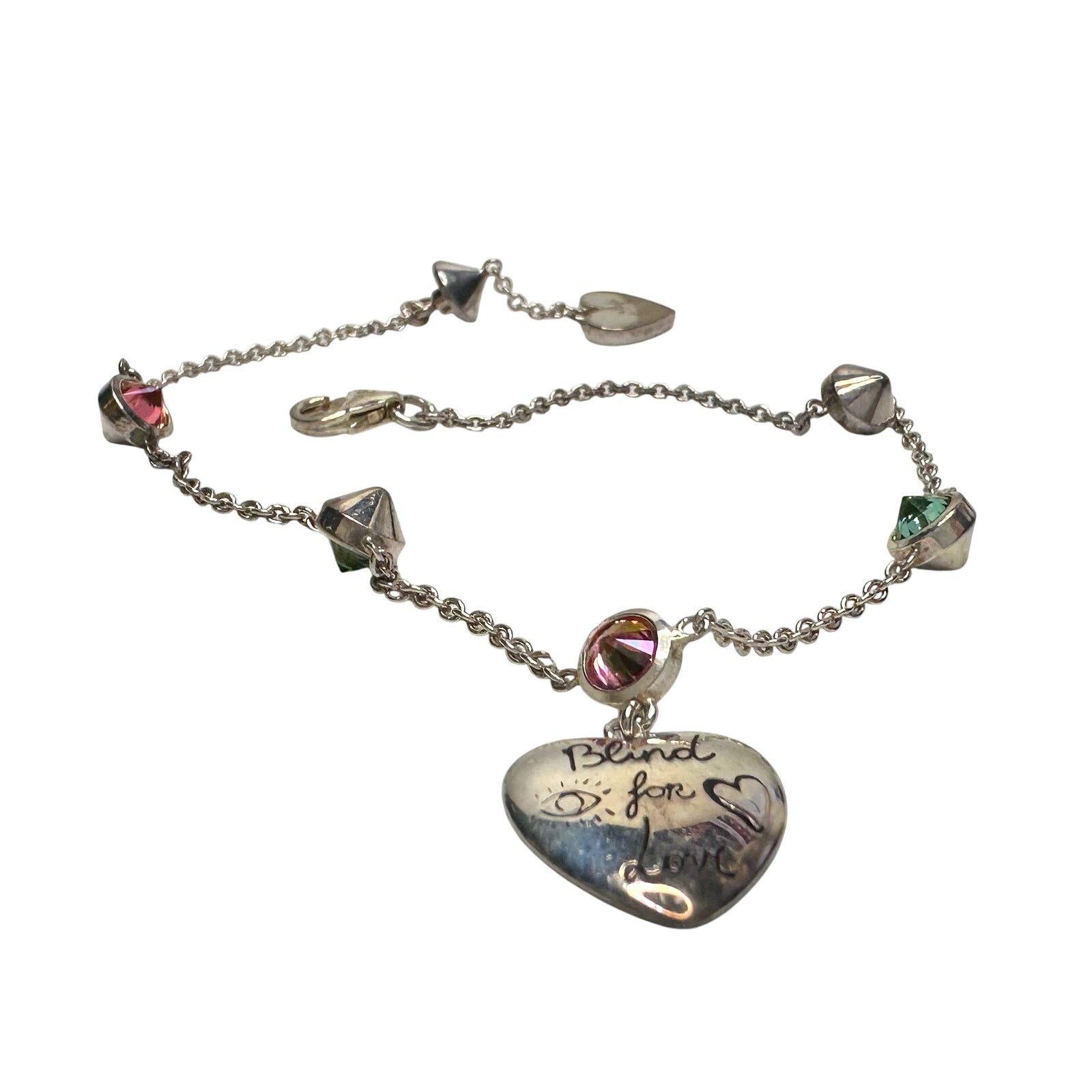 Gucci Gucci 'Blind for Love' Engraved Heart Bracelet w box Size ONE SIZE - 10 Thumbnail