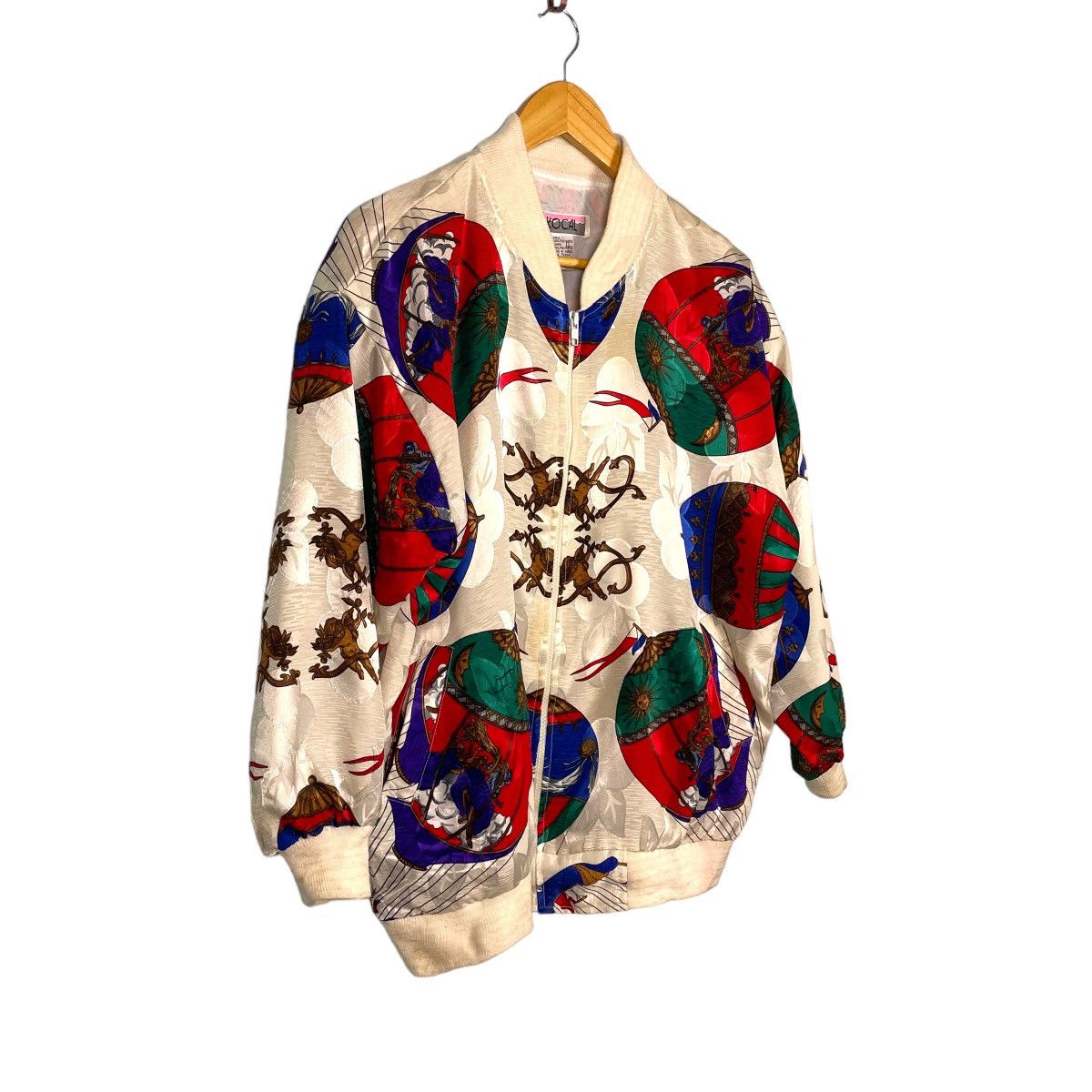 Japanese Brand Vintage 90s Baroque Sensation Bomber Jacket Size ONE SIZE - 11 Thumbnail