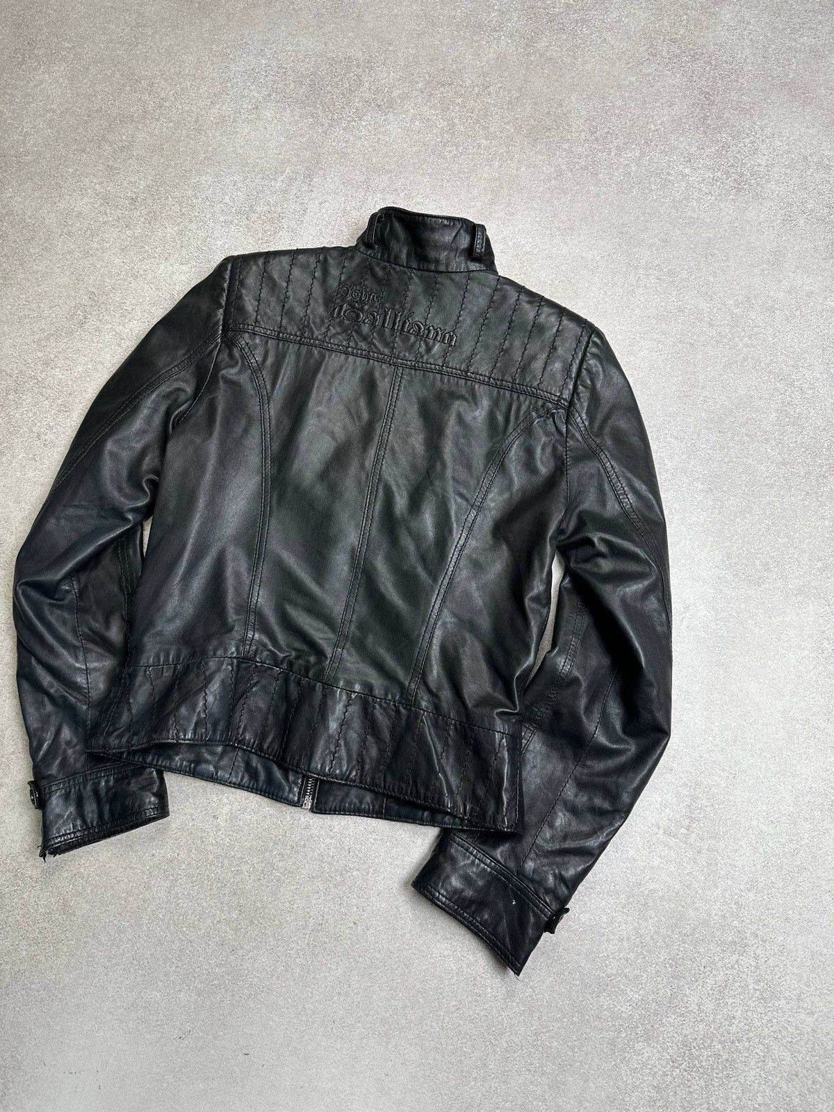 John Galliano John Galliano SS07 Runway Leather Moto Biker Jacket Size US S / EU 44-46 / 1 - 6 Thumbnail