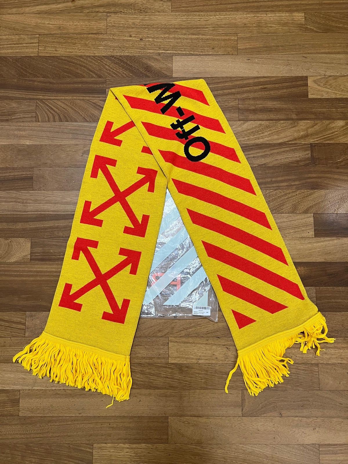 Off-White Off white scarf yellow Size ONE SIZE - 1 Thumbnail
