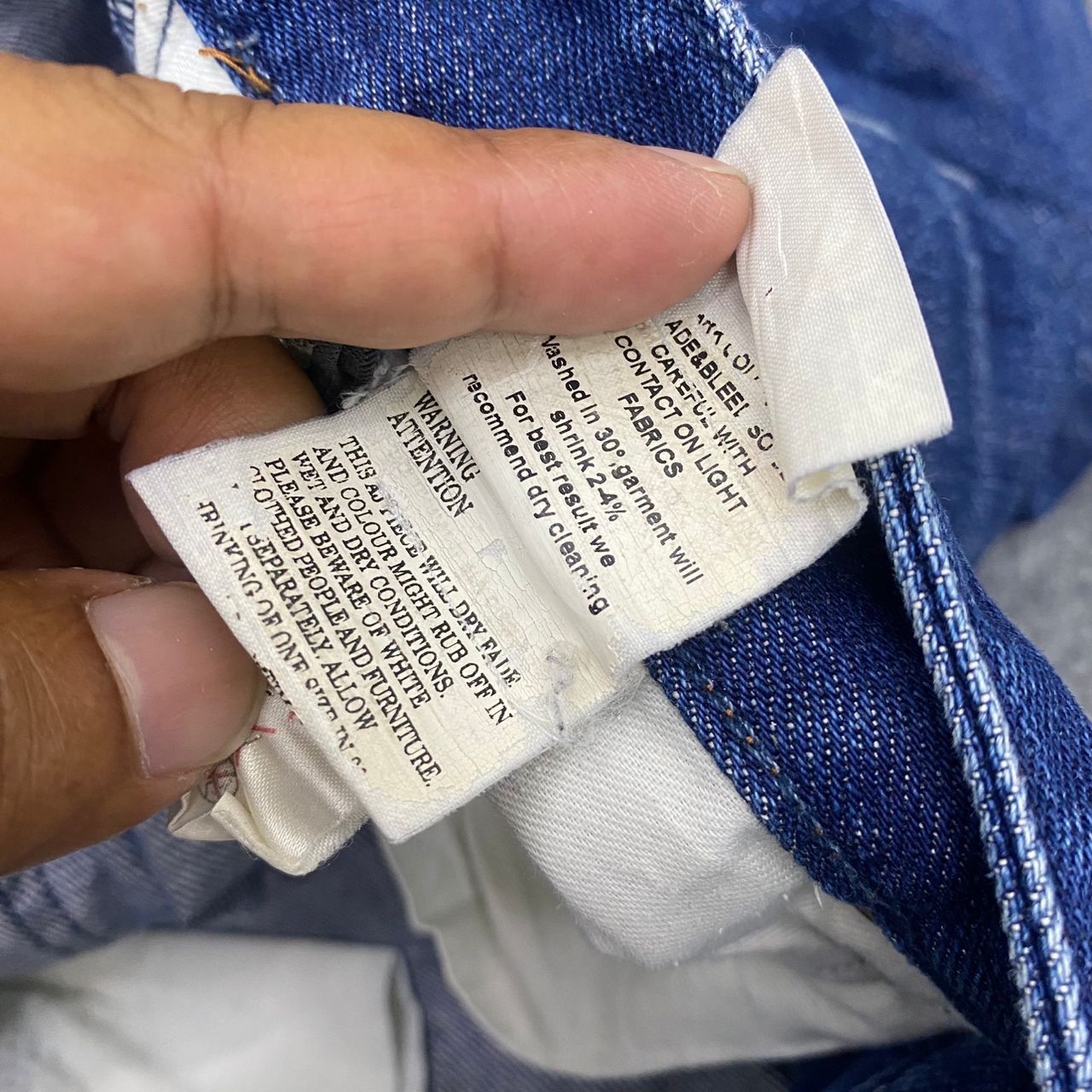Hope 💥Best Offer💥Vintage Hope Selvegde Distressed Denim Denim Size US 33 - 21 Thumbnail