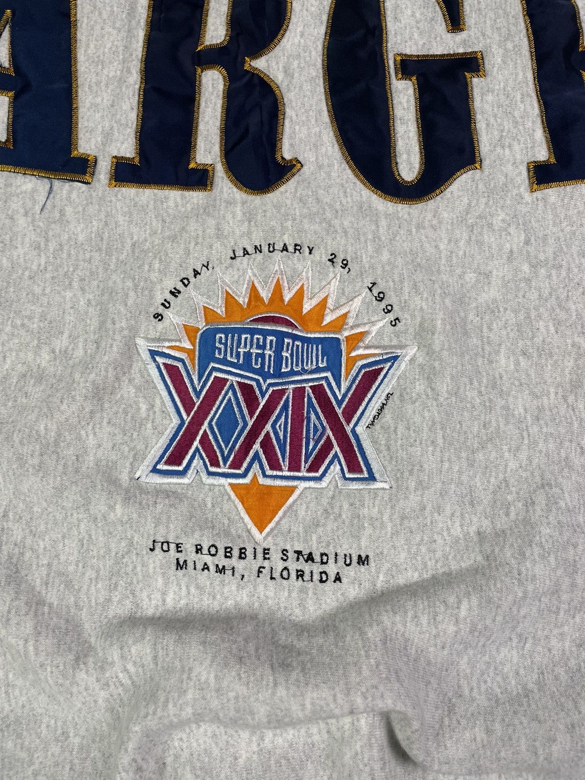 NFL × Vintage Vintage RARE 90s Superbowl Sweatshirt CHARGERS Size US XL / EU 56 / 4 - 3 Thumbnail