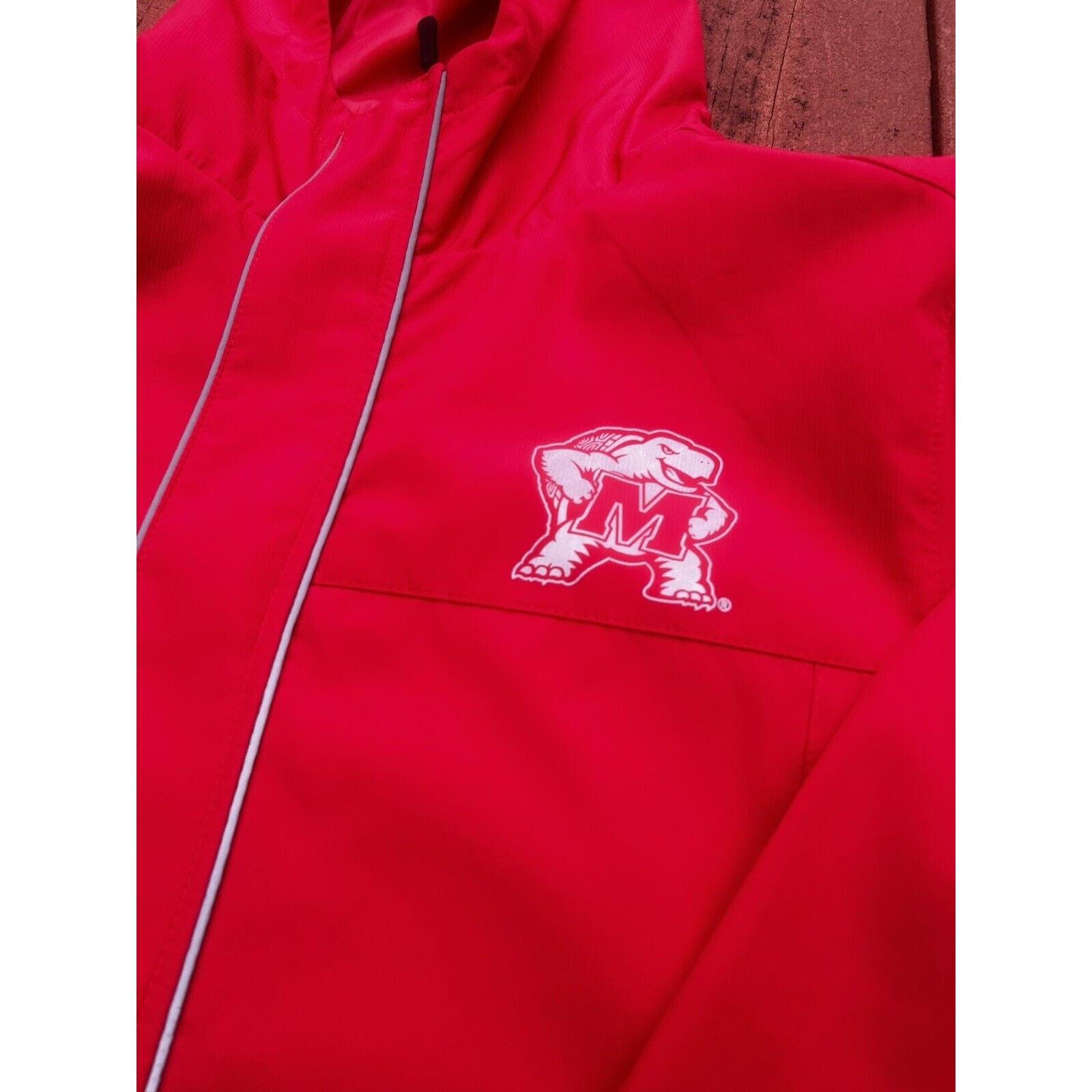 Colosseum Athletics University Of Maryland Terrapins Rain Jacket Men’s Medium Size US M / EU 48-50 / 2 - 2 Thumbnail