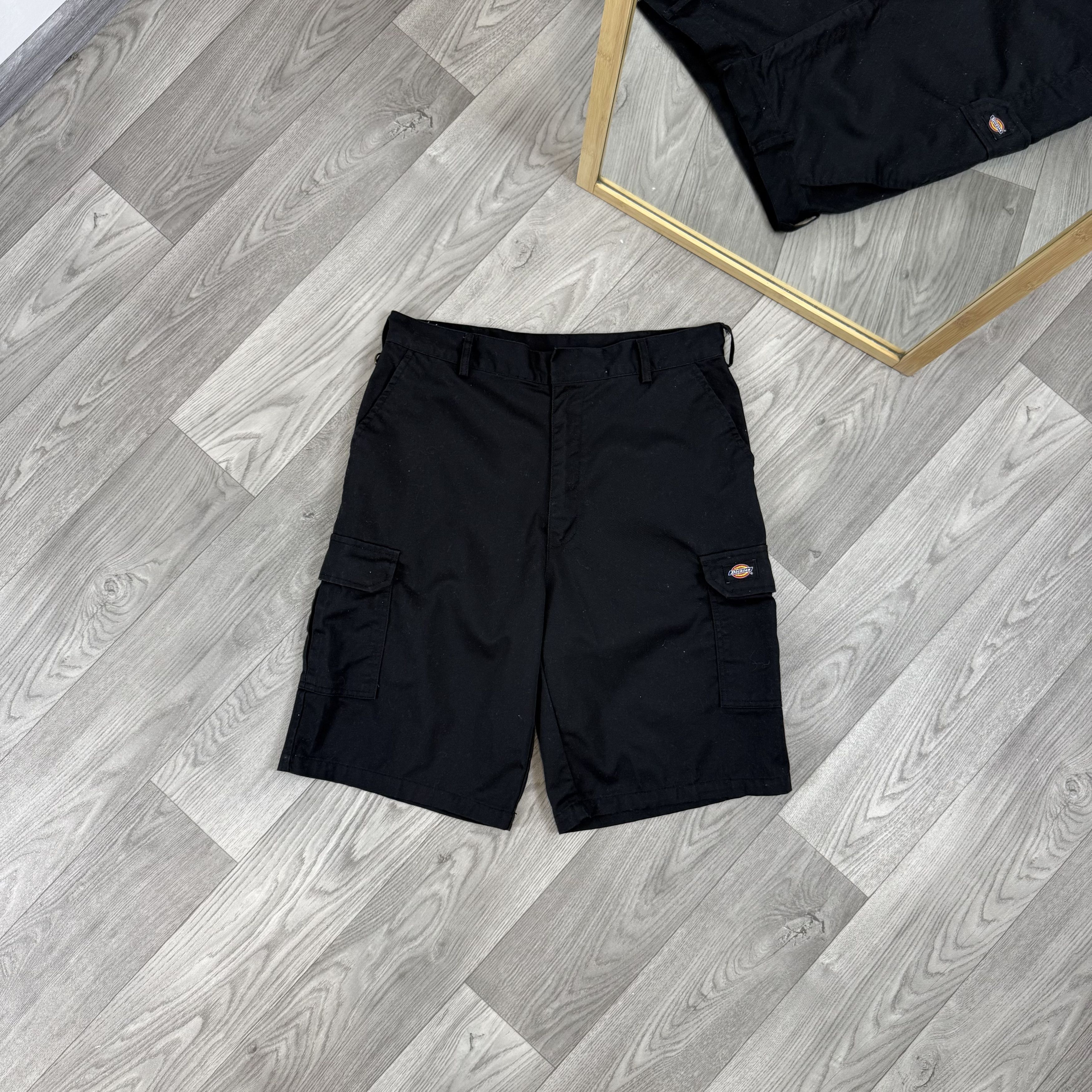 Dickies Vintage Dickies 90s Workwear Cargo Carpenter Black Shorts Size US 34 / EU 50 - 1 Thumbnail
