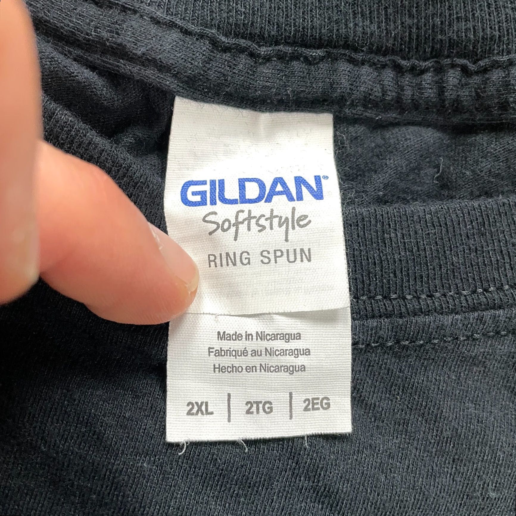 Gildan GILDAN SoftStyle Graphic T-Shirt Mens 2XL Black Outdoor Sports Tee Size US XXL / EU 58 / 5 - 5 Thumbnail
