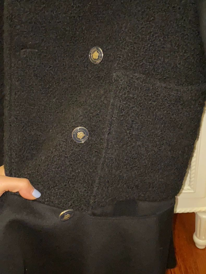 Kenzo KENZO Black Wool Coat Size XS / US 0-2 / IT 36-38 - 8 Thumbnail